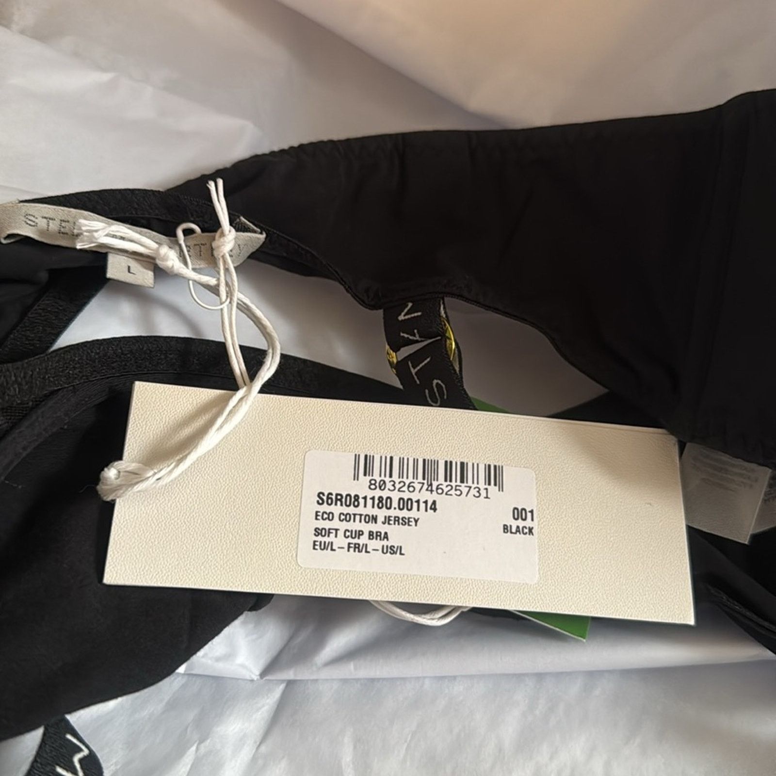 Stella McCartney Stella McCartney Stretch cotton jersey balconette bra L Size ONE SIZE - 6 Thumbnail