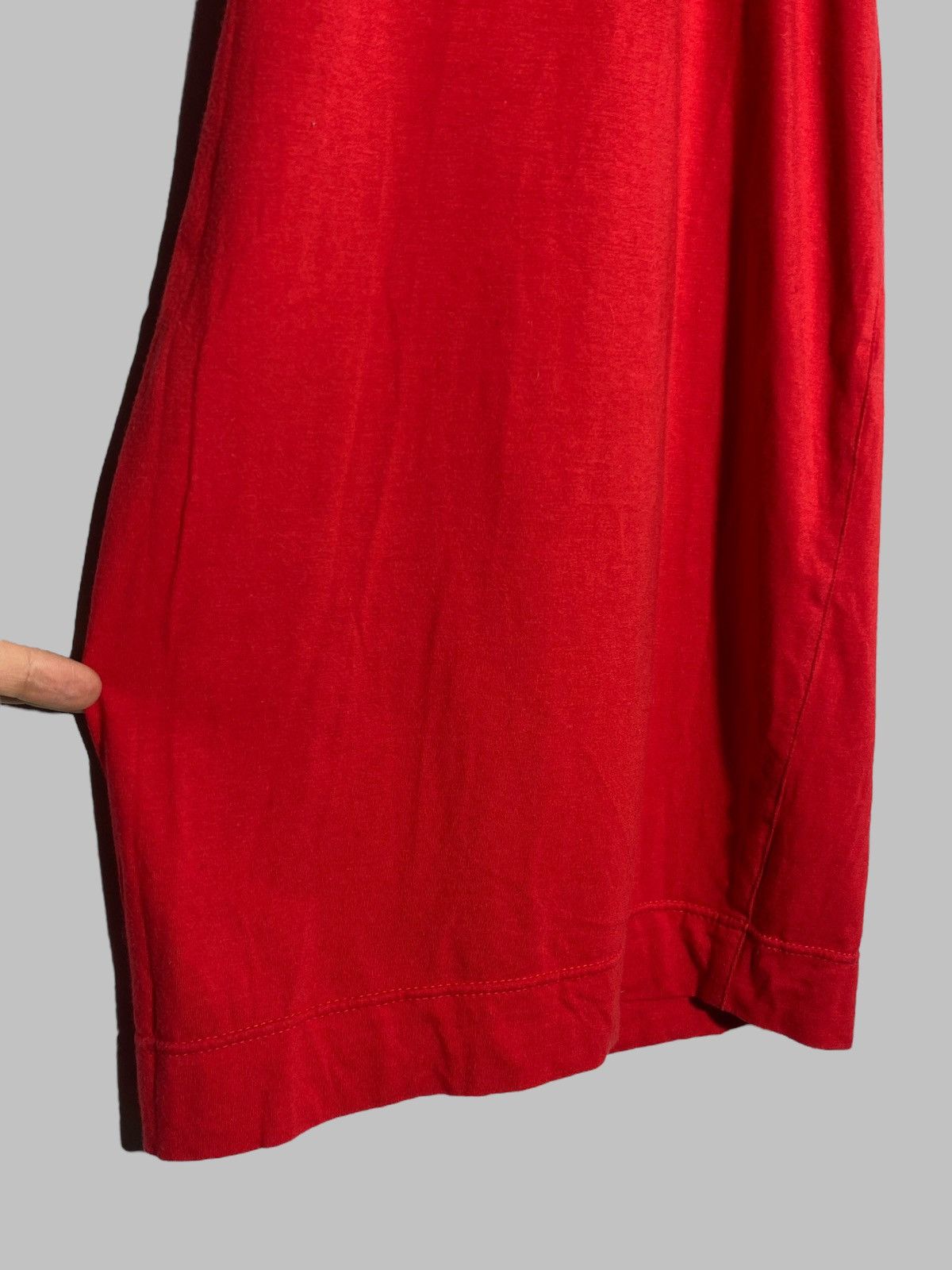 Katharine Hamnett London Vintage 1980s Katharine Hamnett Hot Red Bodycon Mini Dress Size S / US 4 / IT 40 - 7 Thumbnail