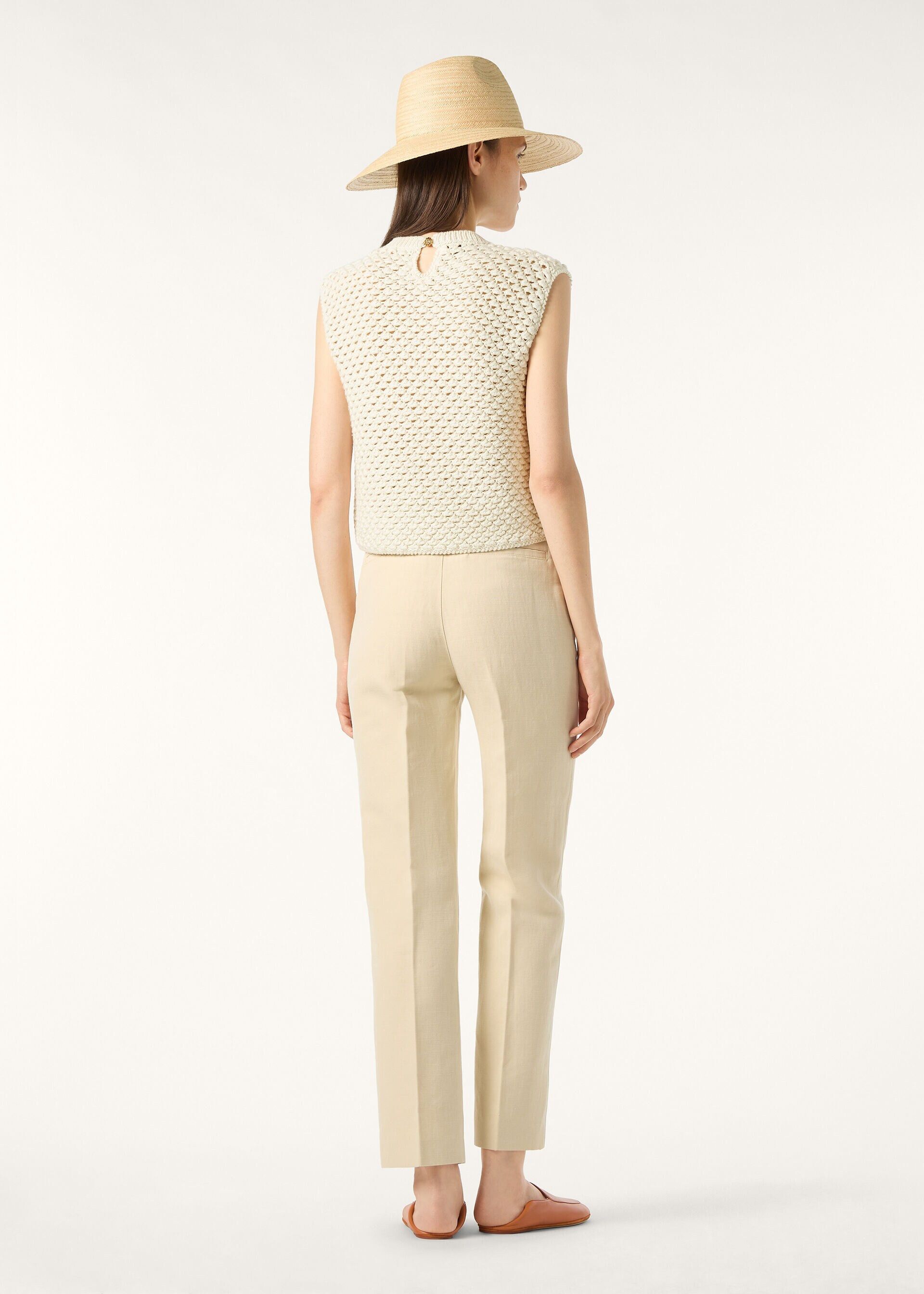 Loro Piana os11x0326 FAQ4552 Ginko Top in Nougat Size L / US 10 / IT 46 - 5 Thumbnail