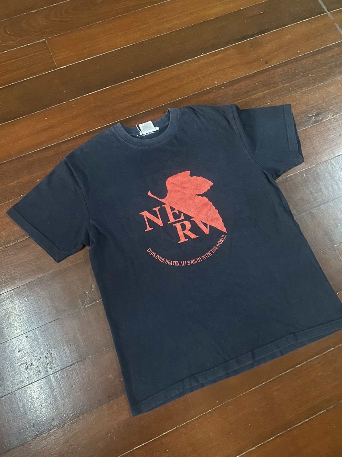 Anime × Japanese Brand × Vintage NERV NEON GENESIS EVANGELION ANIME cospa manga TEE Size US XL / EU 56 / 4 - 5 Thumbnail