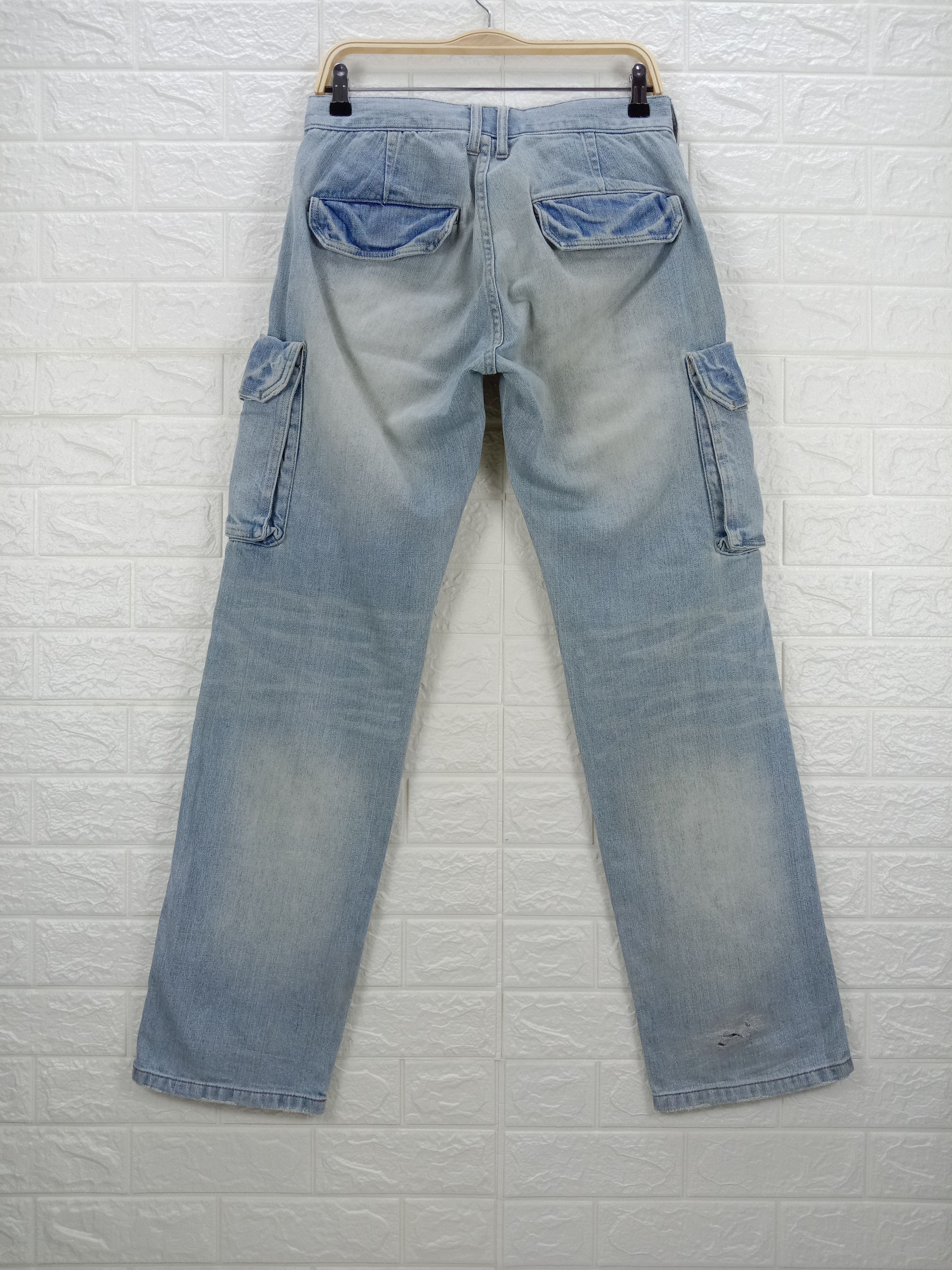 Global Work Vintage Global Work Multi Pocket Cargo Jeans Size US 30 / EU 46 - 5 Thumbnail