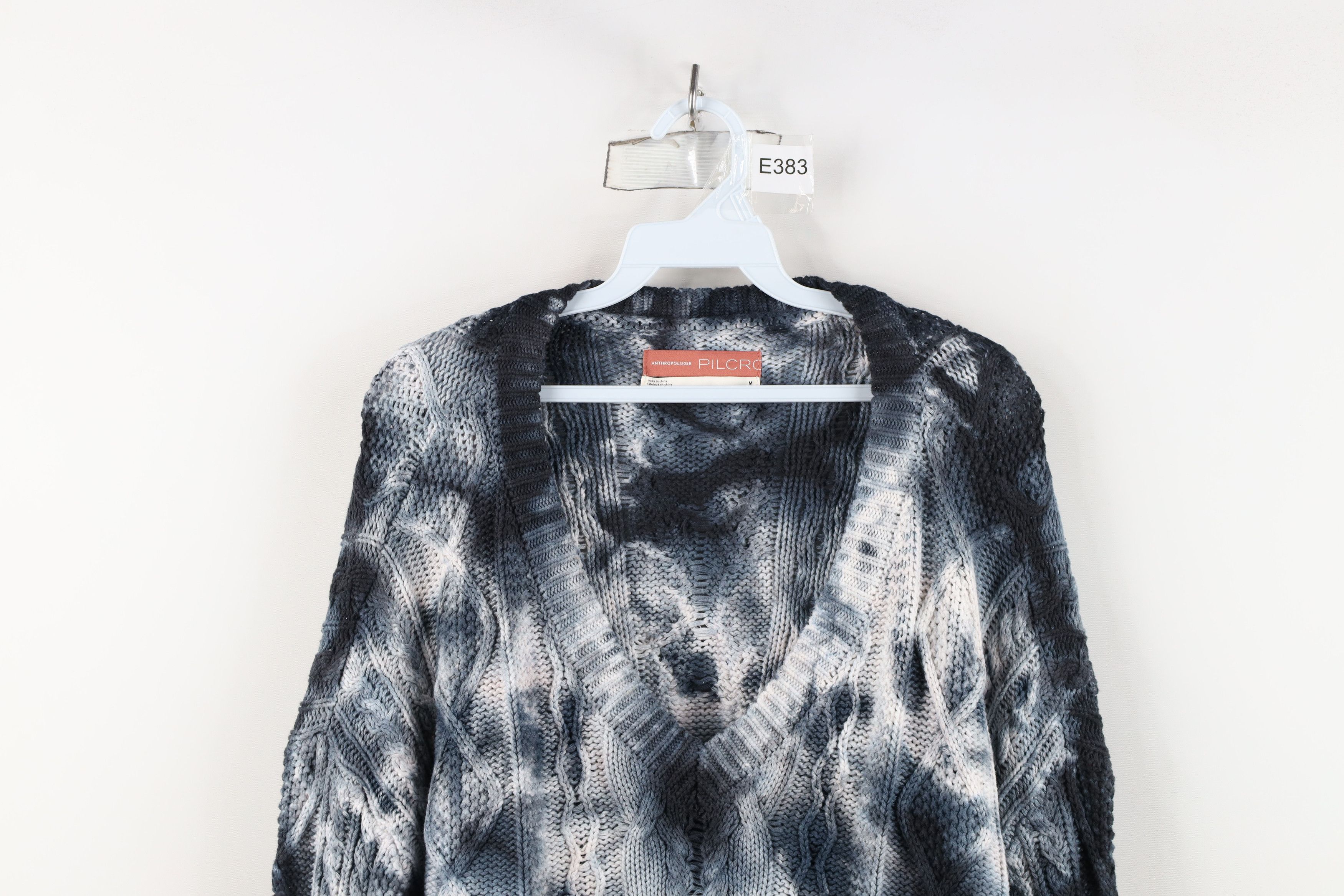 Anthropologie Anthropologie Pilcro Chunky Cable Knit Fisherman Sweater Size M / US 6-8 / IT 42-44 - 2 Thumbnail