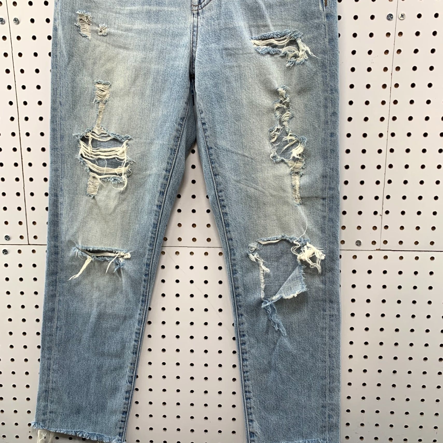 Madewell VINTAGE Madewell Perfect Vintage Jean Denim Womens Size 25 Distressed 27x26.5 Size 42" / US 20 - 5 Thumbnail
