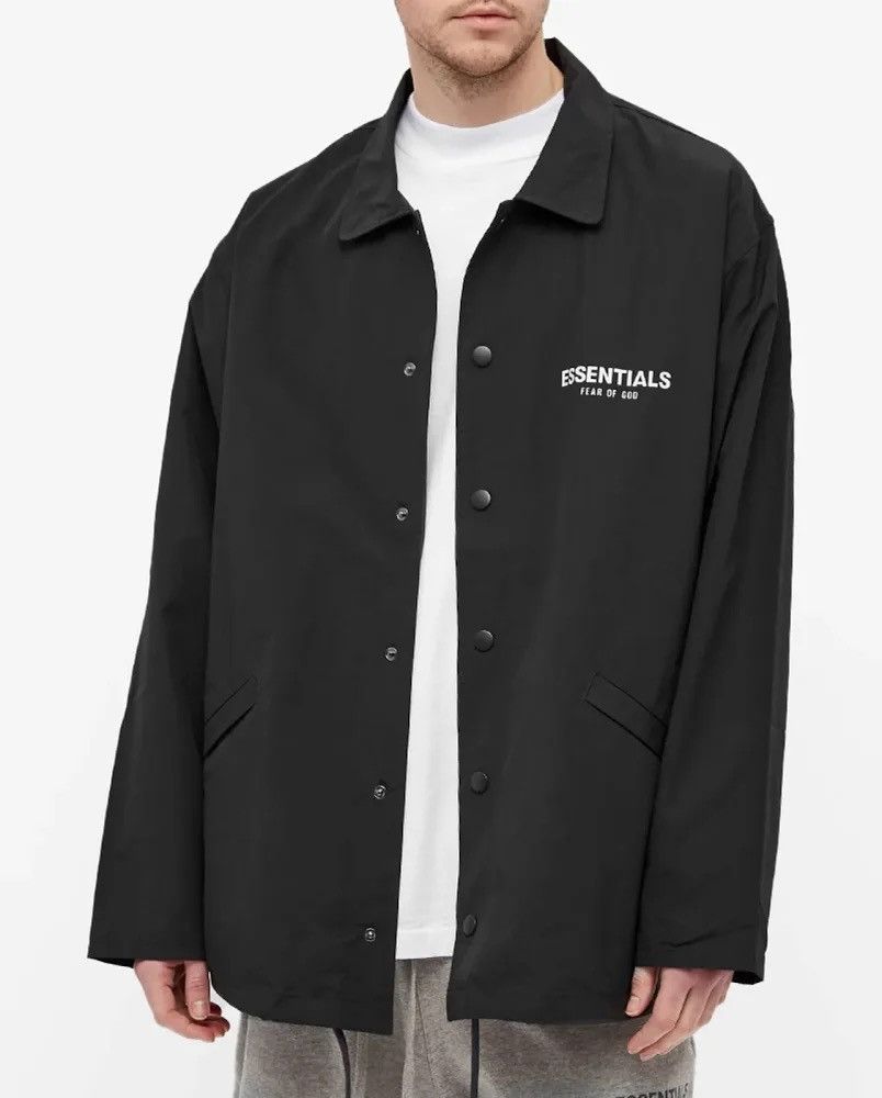 Fear of God FEAR OF GOD ESSENTIALS SOUVENIR Black windbreaker oversized Size US XS / EU 42 / 0 - 1 Thumbnail