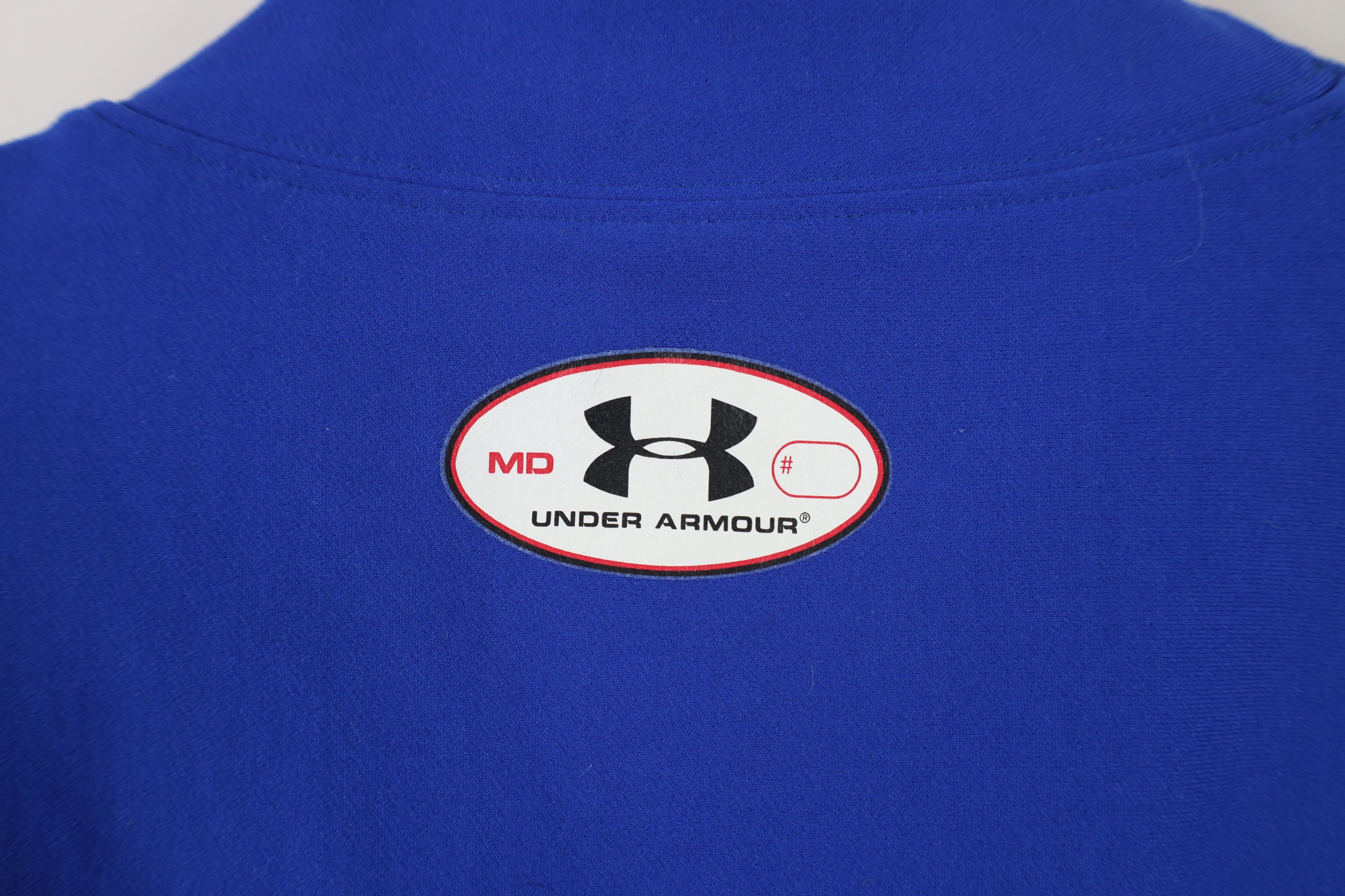 Under Armour × Vintage Under Armour Compression Mock Neck Long Sleeve T-Shirt Blue Size US M / EU 48-50 / 2 - 10 Thumbnail