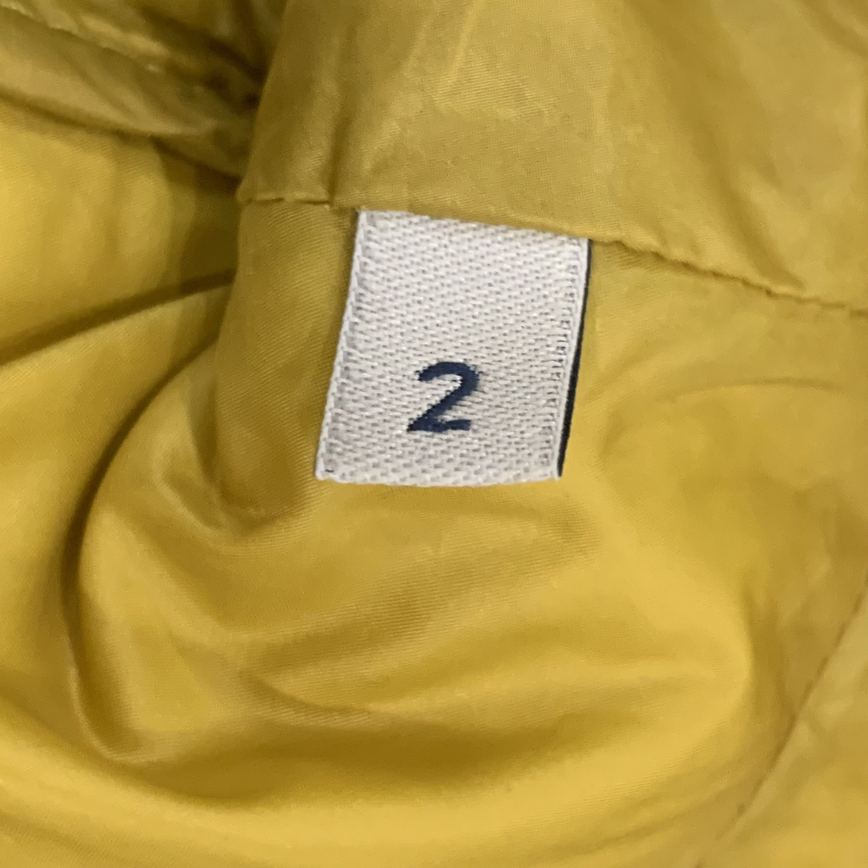 Moncler Moncler Serin Yellow Logo Jacket with Hood (Size M) Size M / US 6-8 / IT 42-44 - 4 Thumbnail