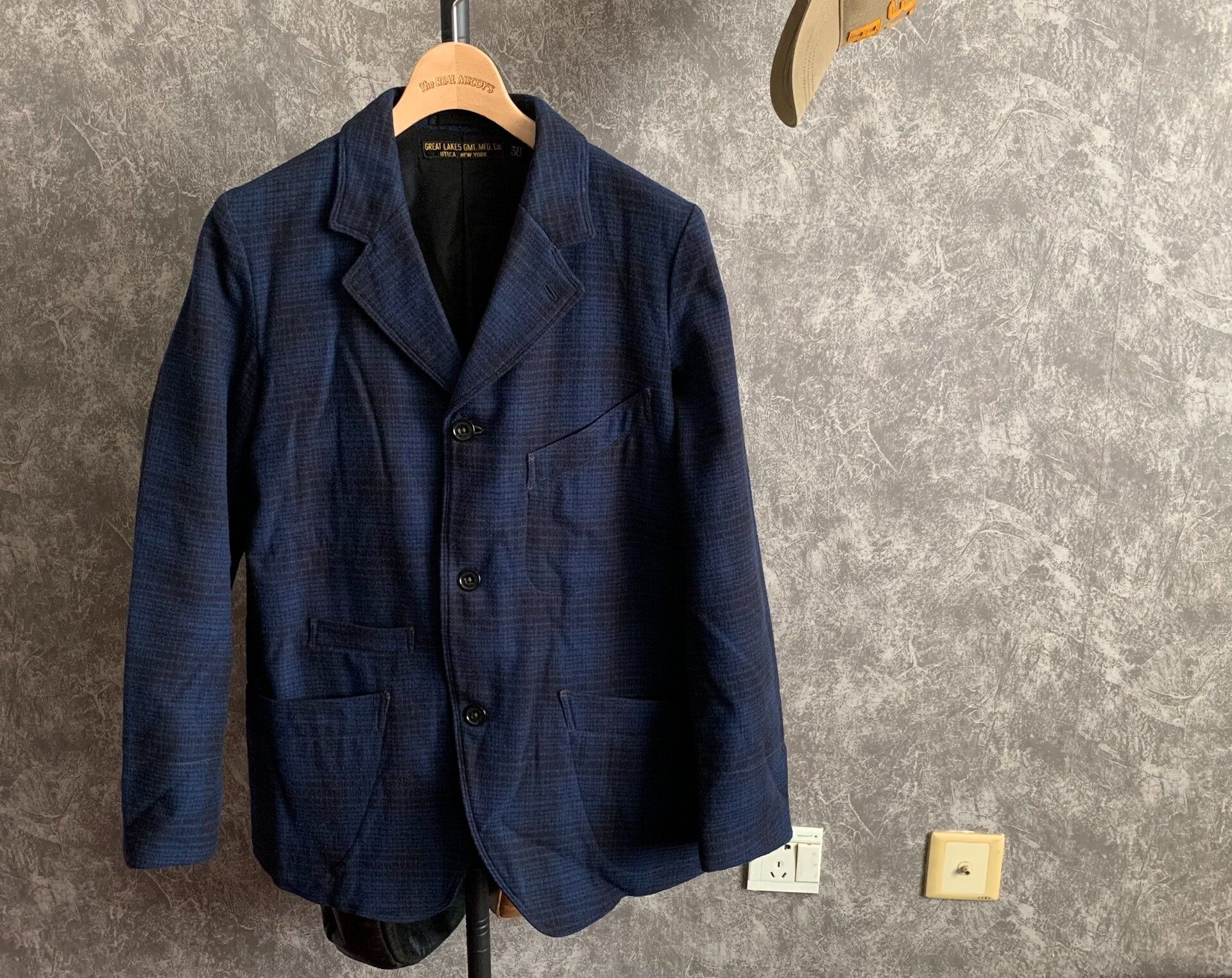 Freewheelers classic blue check blazer size 38 Size US M / EU 48-50 / 2 - 1 Thumbnail