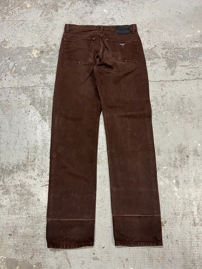 Giorgio Armani 1990s Giorgio Armani Brown Archive Pants Size US 32 / EU 48 - 9 Thumbnail