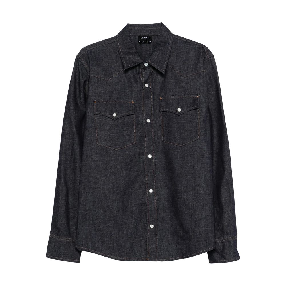 A.p.c. BLUE Shirts