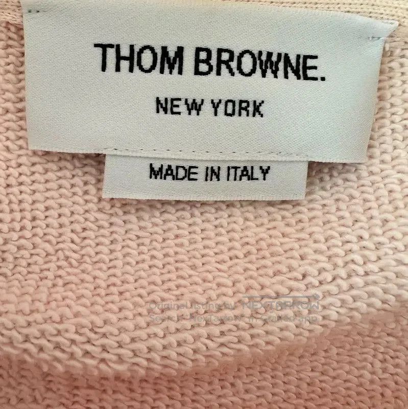 Thom Browne Thom Browne Pink Cotton Men's Hoodie . Size US XXS / EU 40 - 3 Thumbnail