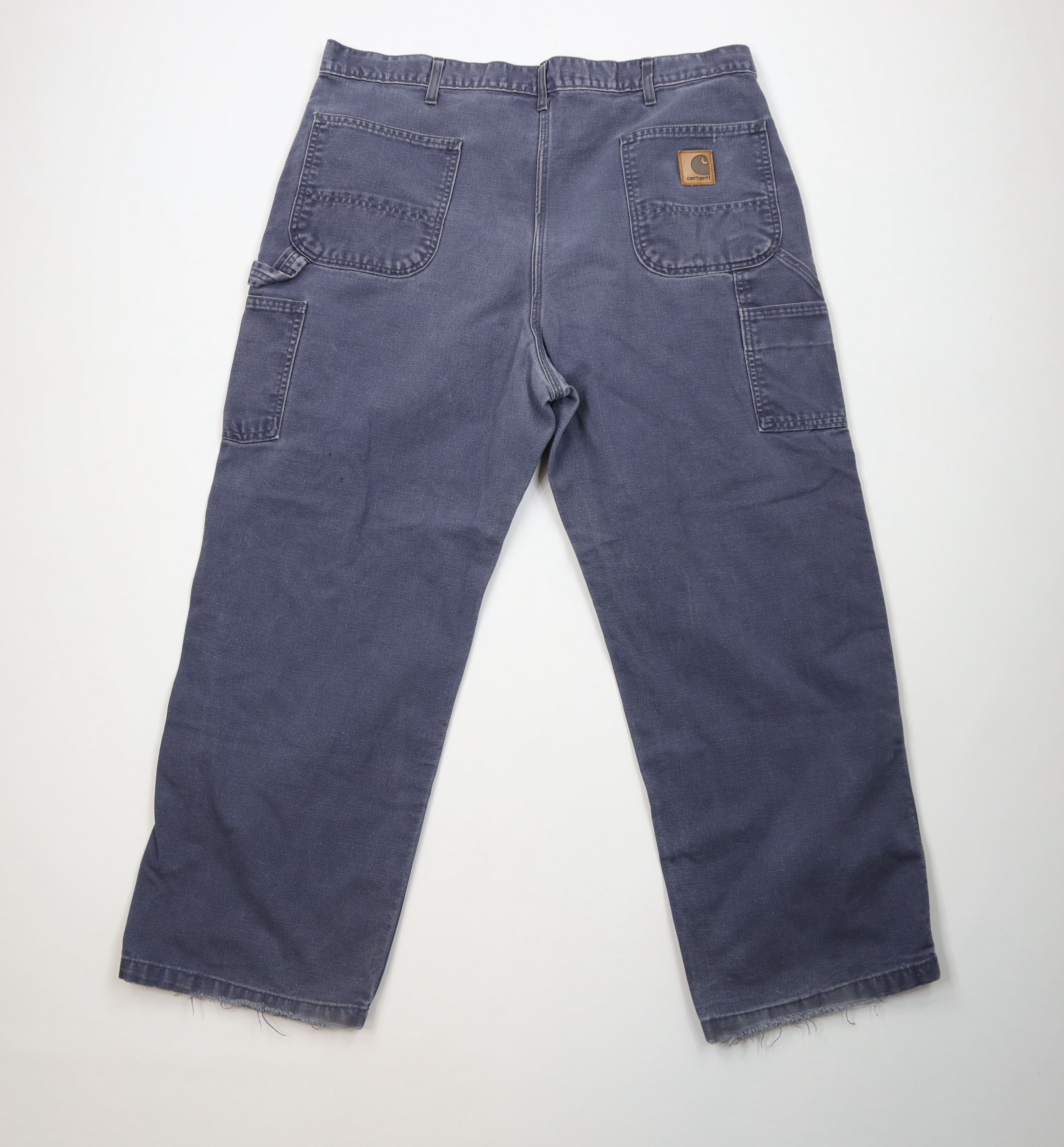 Carhartt Vintage Carhartt Wide Leg Dungaree Pants Petrol Blue USA Size US 40 / EU 56 - 11 Thumbnail