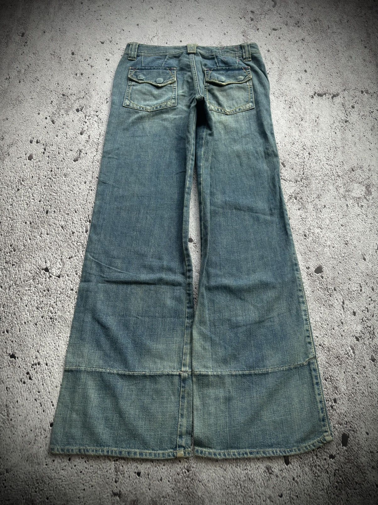 Hysteric Glamour 2000's Sweet camel Bootcut style Jeans Size US 29 - 2 Thumbnail