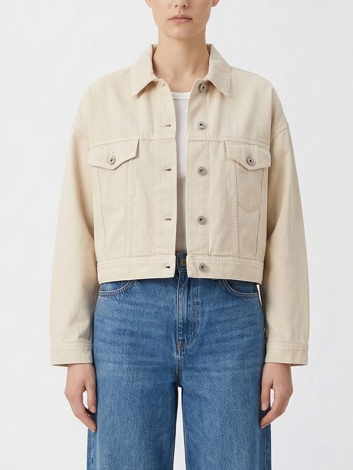 Brunello Cucinelli Brunello Cucinelli Jacket Woman White Size S / US 4 / IT 40 - 1 Thumbnail