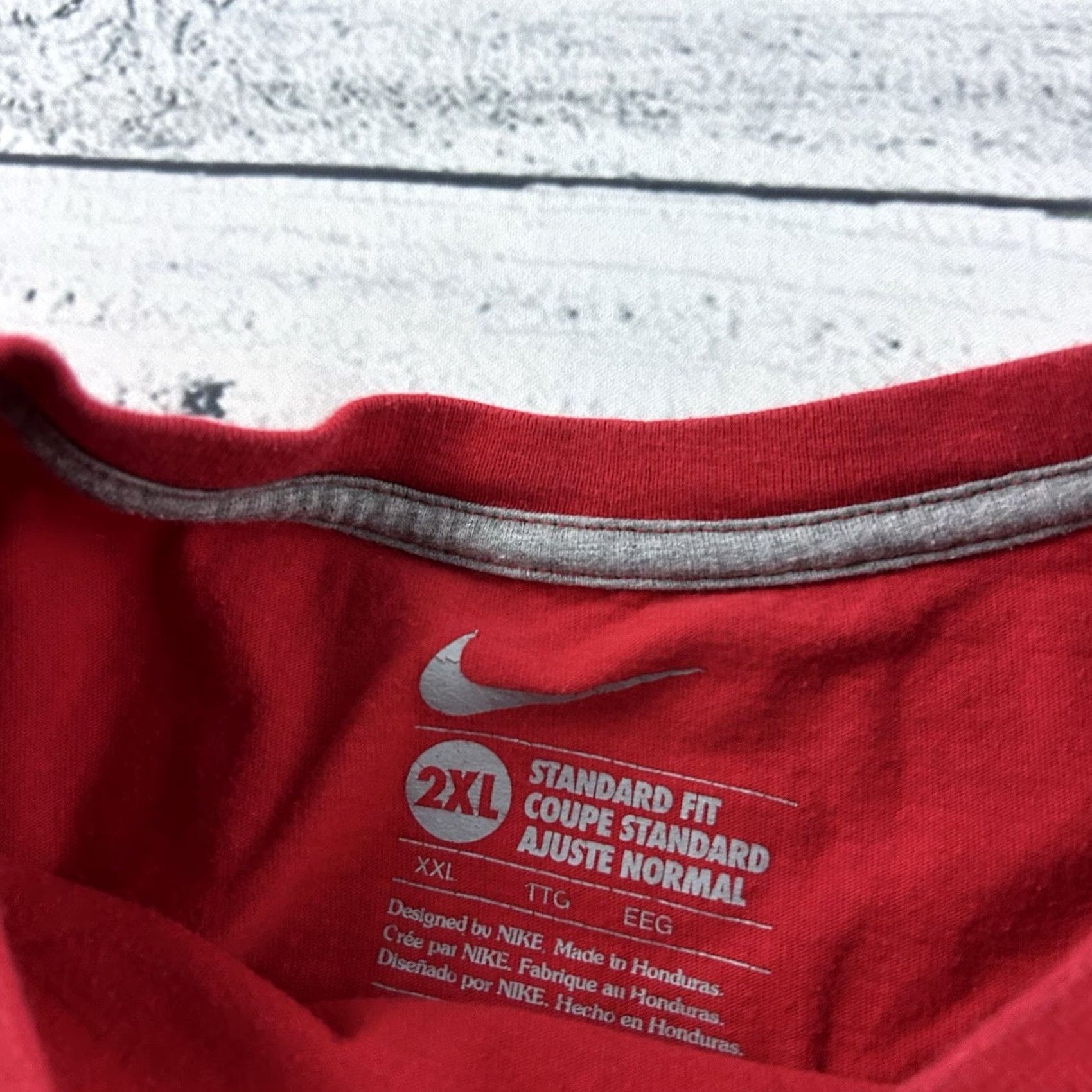 Nike Nike Ohio State Short Sleeve T Shirt Mens 2XL Red Size US XXL / EU 58 / 5 - 5 Thumbnail