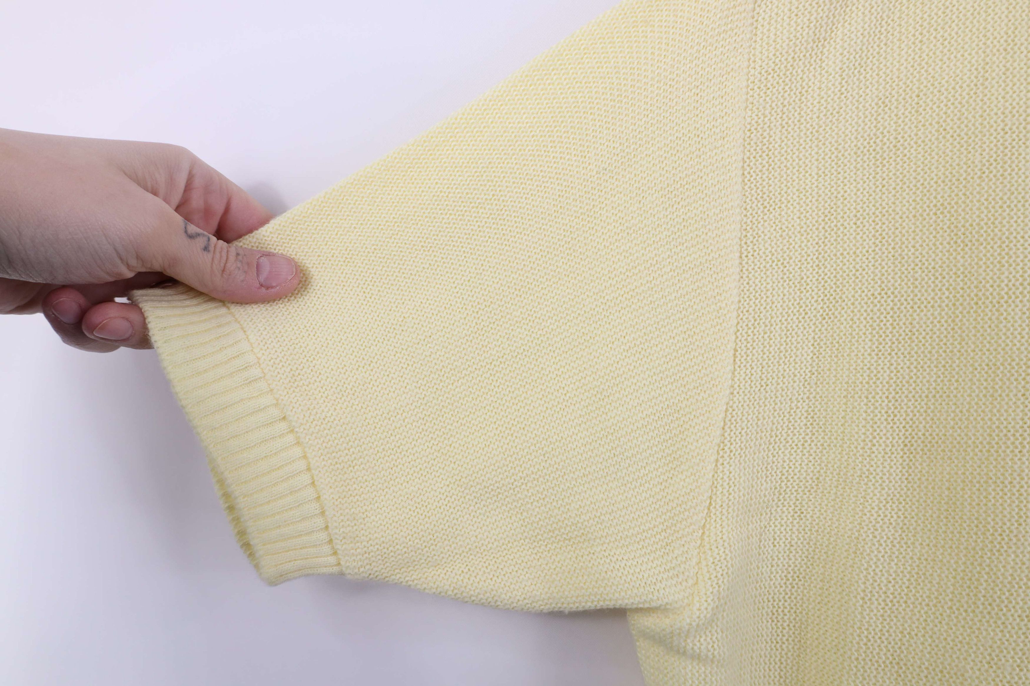 Vintage Vintage 60s 70s Streetwear Short Sleeve Polo Shirt Yellow Size US M / EU 48-50 / 2 - 6 Thumbnail