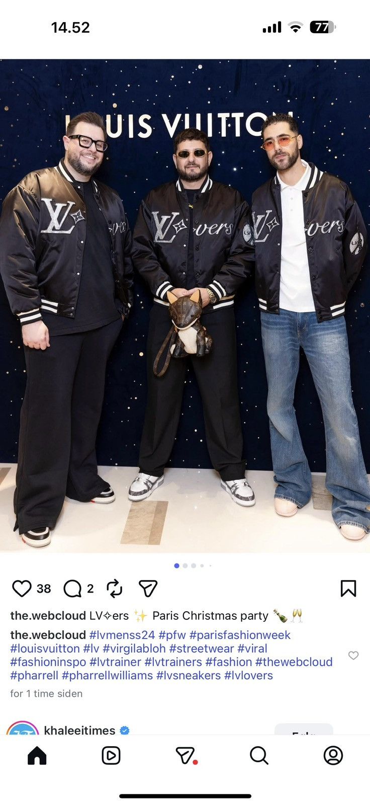 Louis Vuitton Louis Vuitton bomber jacket LV lovers baseball blouson Size US XS / EU 42 / 0 - 18 Thumbnail