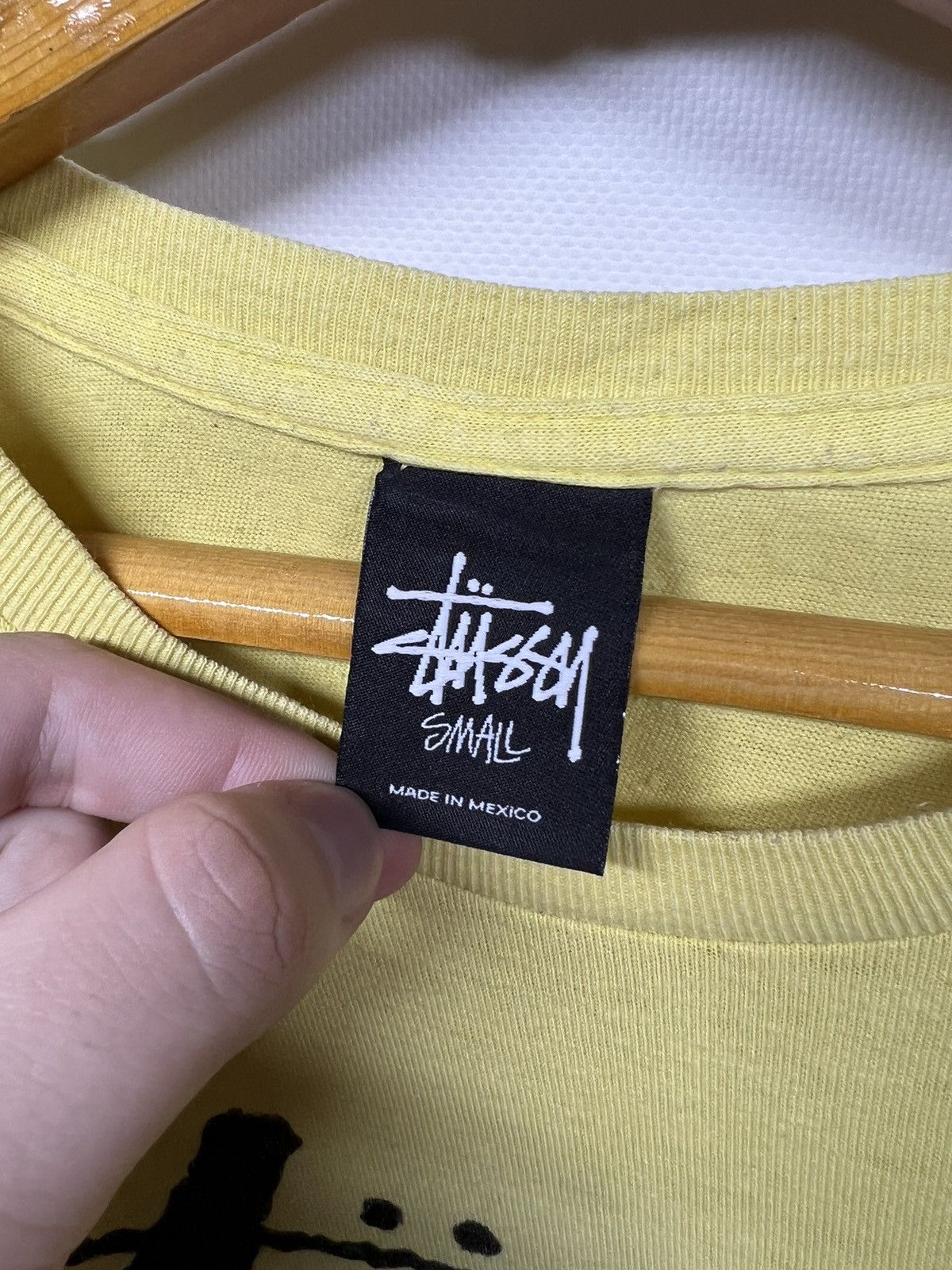 Stussy Vintage Y2k Stussy Milano 💛 Thrashed Faded T-Shirt 00’s Size US S / EU 44-46 / 1 - 13 Thumbnail