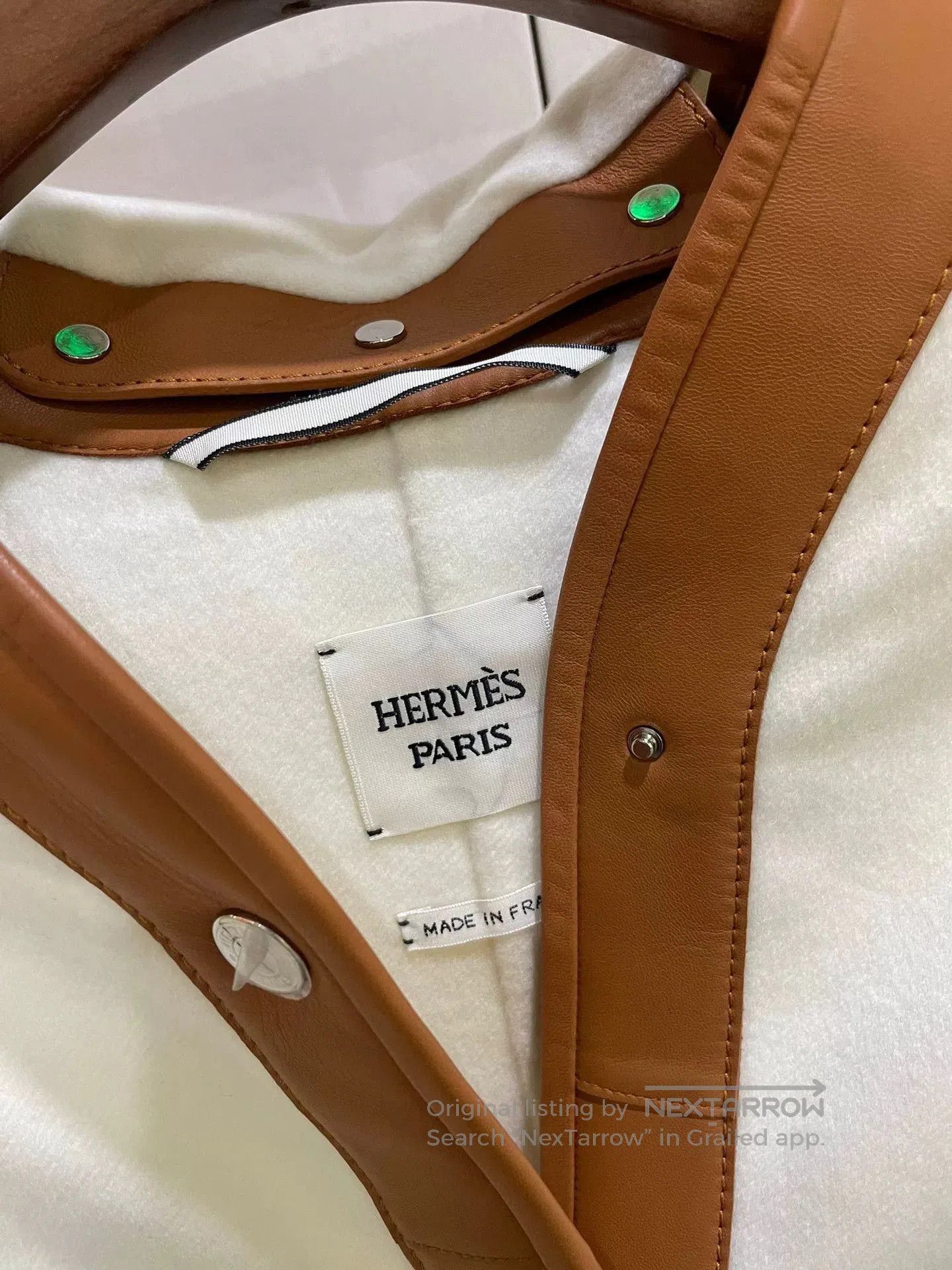 Hermes hermes cashmere fringe scarf coat set. Size L / US 10 / IT 46 - 3 Thumbnail