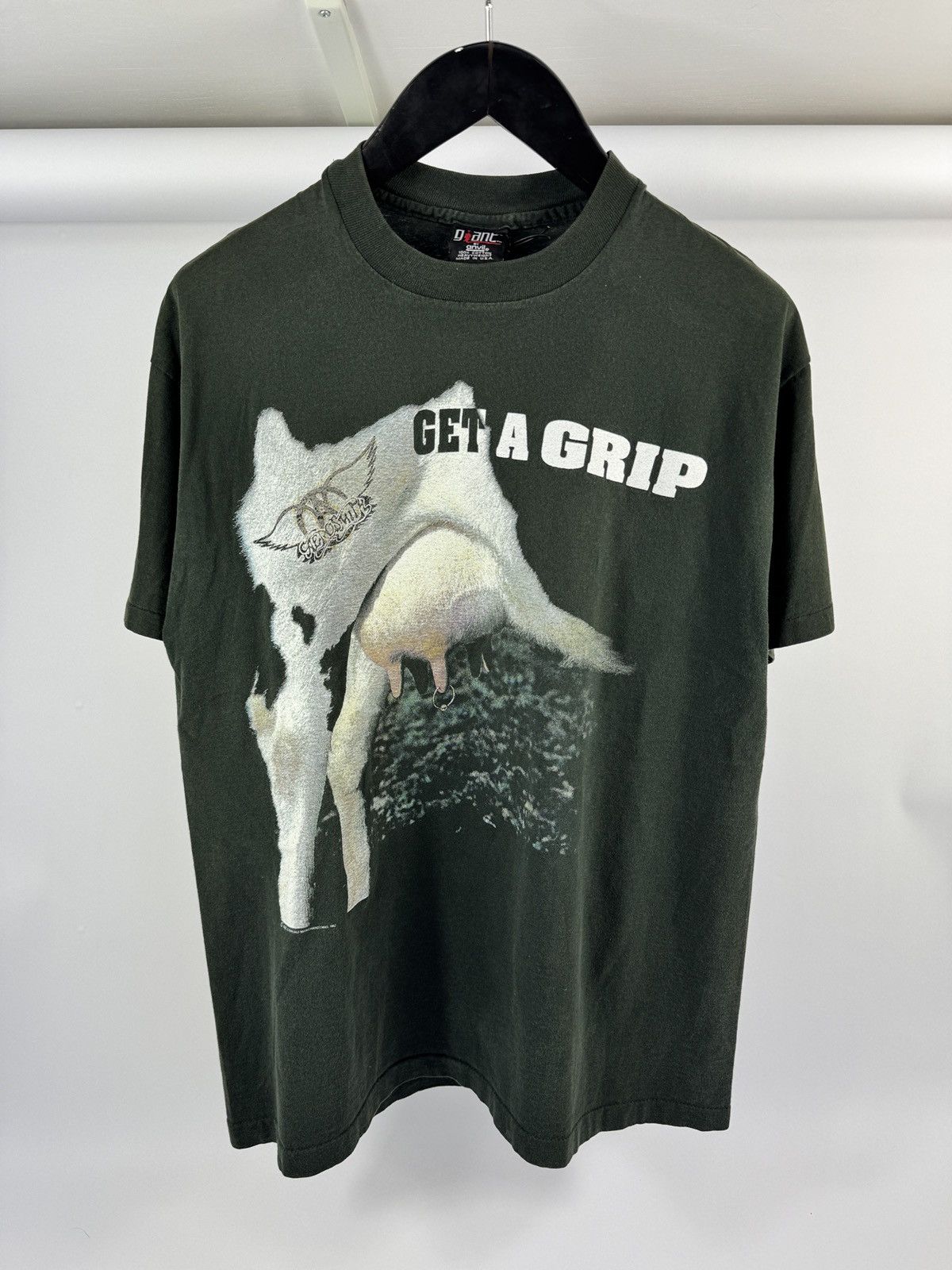Aerosmith GET A GRIP GRAPHIC VINTAGE PRINT T-SHIRT Size US L / EU 52-54 / 3 - 1 Thumbnail