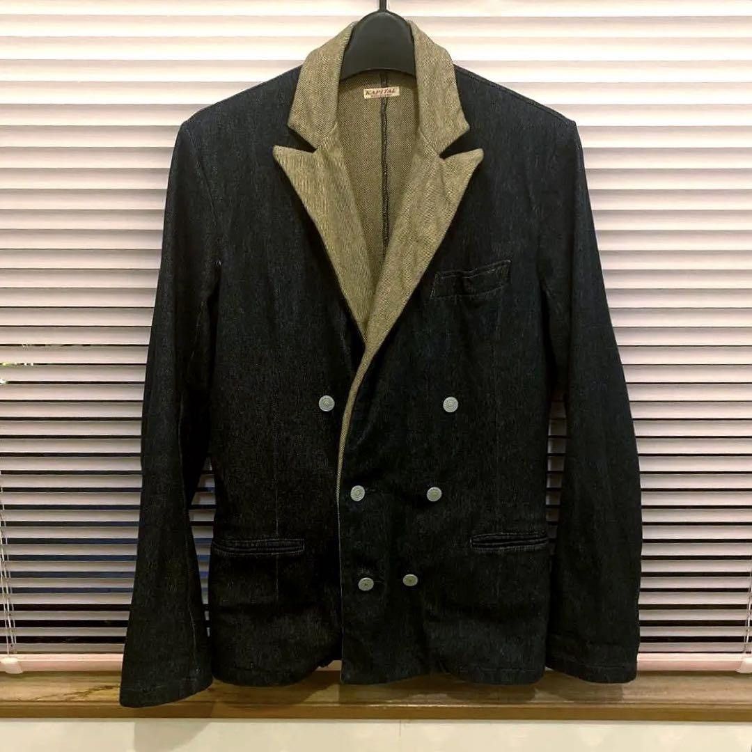 Kapital Denim Tailored Jacket Size US S / EU 44-46 / 1 - 1 Thumbnail
