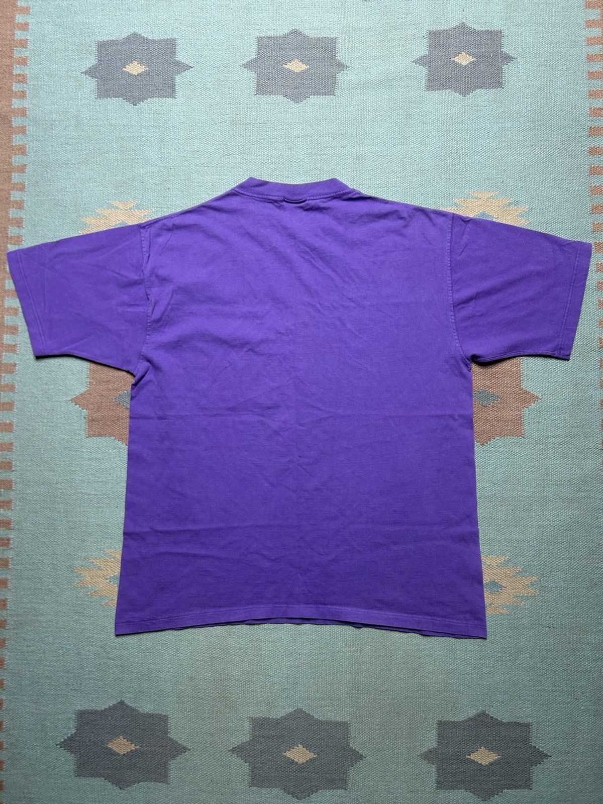Vintage Vtg 90s pocket t shirt blank plum cheetah cotton USA large Size US L / EU 52-54 / 3 - 6 Thumbnail