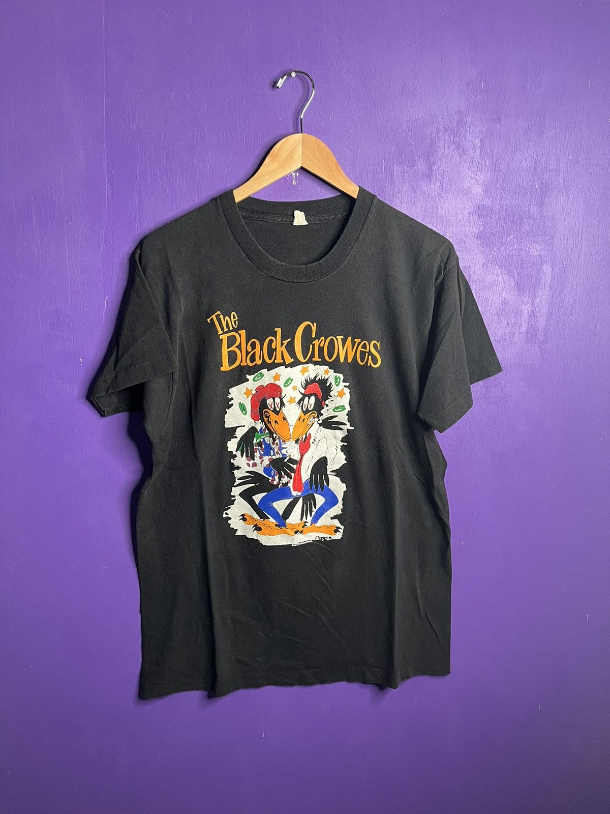 Band Tees × Vintage Vintage 90s the black crowes world tour t-shirt Size US L / EU 52-54 / 3 - 1 Thumbnail