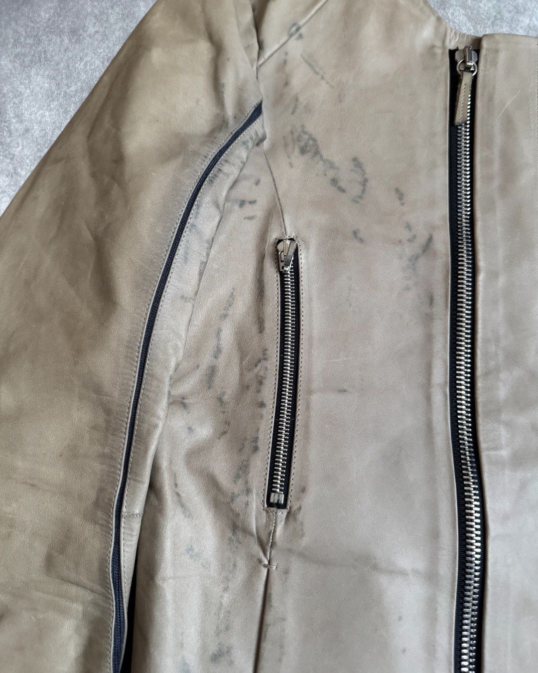 Yohan Serfaty [Yohan Serfaty] Sample Leather Jacket Size US XS / EU 42 / 0 - 3 Thumbnail