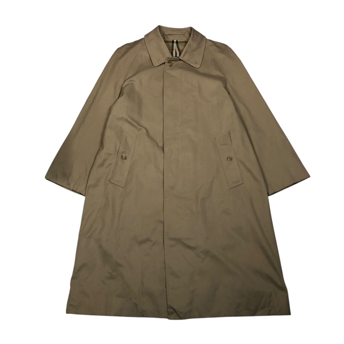 Burberry 🔥VINTAGE BURBERRYS LONDON LONG JACKET NOVA CHECK BLANKET Size US M / EU 48-50 / 2 - 2 Thumbnail
