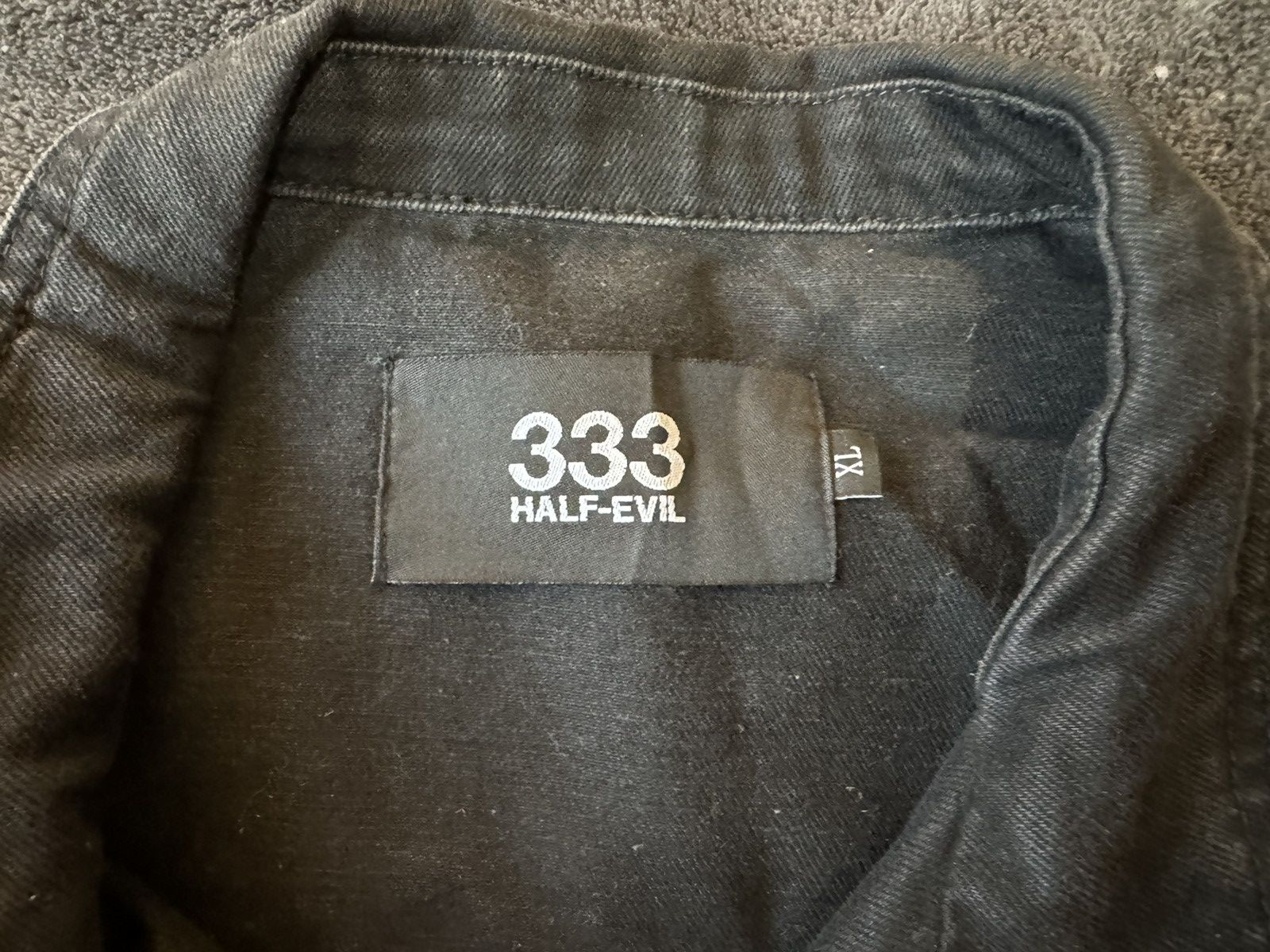 Half Evil Half Evil Denim Jacket Size US XL / EU 56 / 4 - 3 Thumbnail