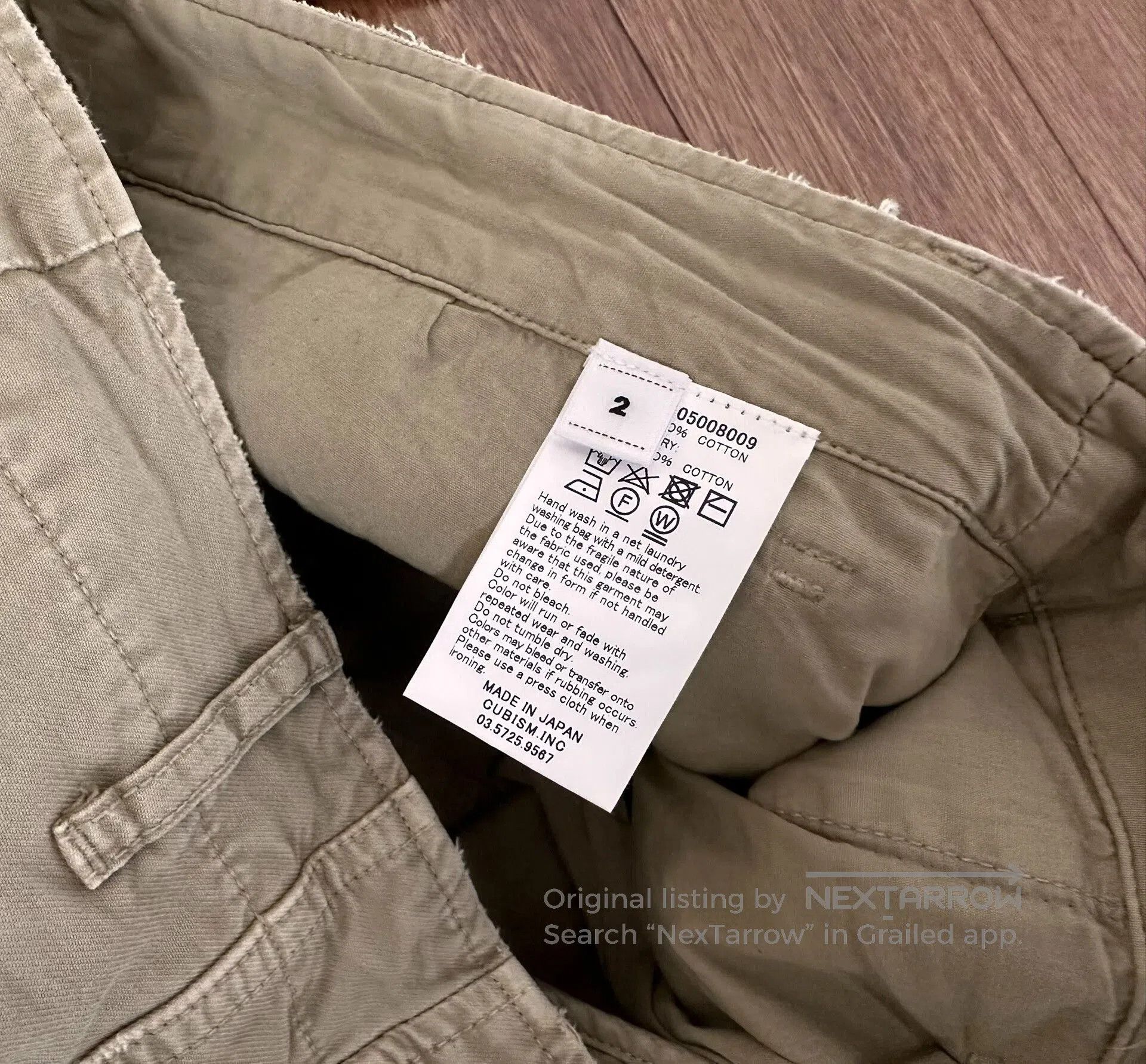 Visvim visvim wide chino pants in beige color. Size US 30 / EU 46 - 3 Thumbnail