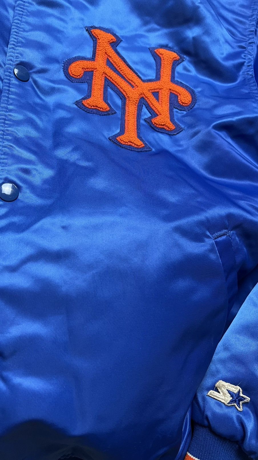Starter VTG 90’s New York Mets MLB starter satin bomber jacket Size US L / EU 52-54 / 3 - 6 Thumbnail