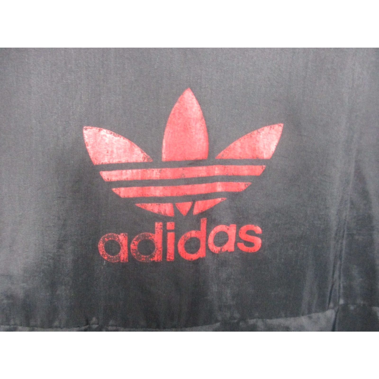Adidas Vintage Adidas Track Jacket Windbreaker Mens Large Black 90s Trefoil Zip Full Zip Pockets 80s 90s Adidas Originals Size US L / EU 52-54 / 3 - 3 Thumbnail