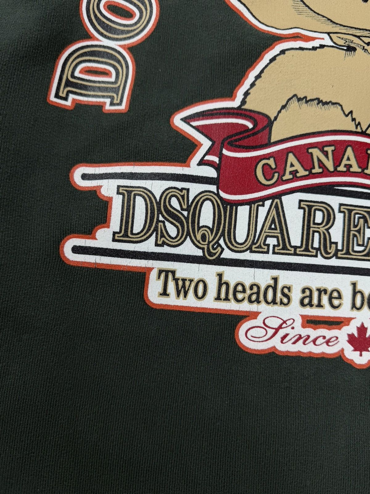 Dsquared2 DSQUARED2 Double Headed Canadian Moose Zip Sweatshirt Jacket Size US L / EU 52-54 / 3 - 15 Thumbnail