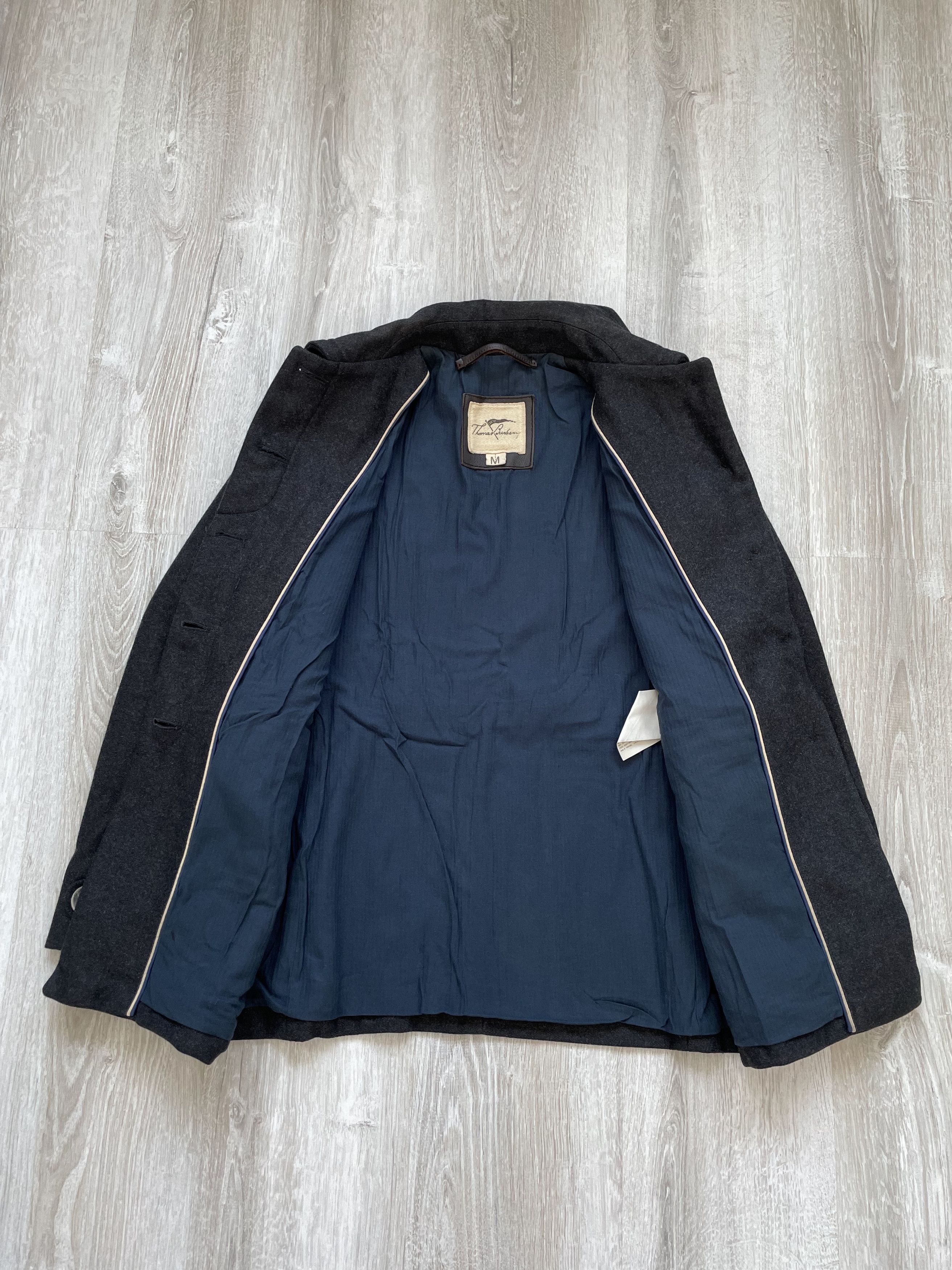 Burberry Thomas Burberry Wool Grey Coat Luxury Size M / US 6-8 / IT 42-44 - 5 Thumbnail
