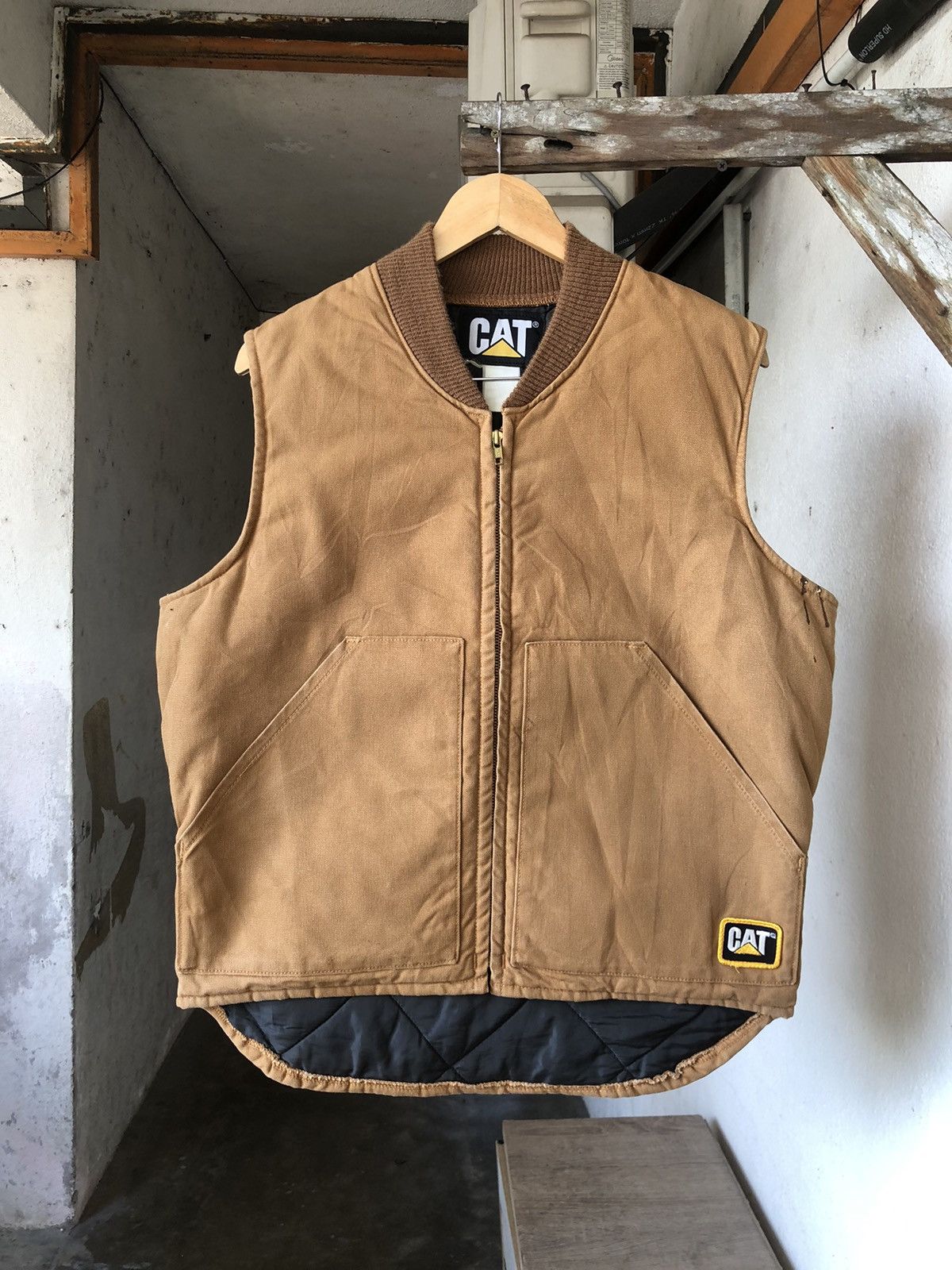 90's CAT VINTAGE DUCK JACKET 🔥 Vintage 90s Caterpillar Detroit
