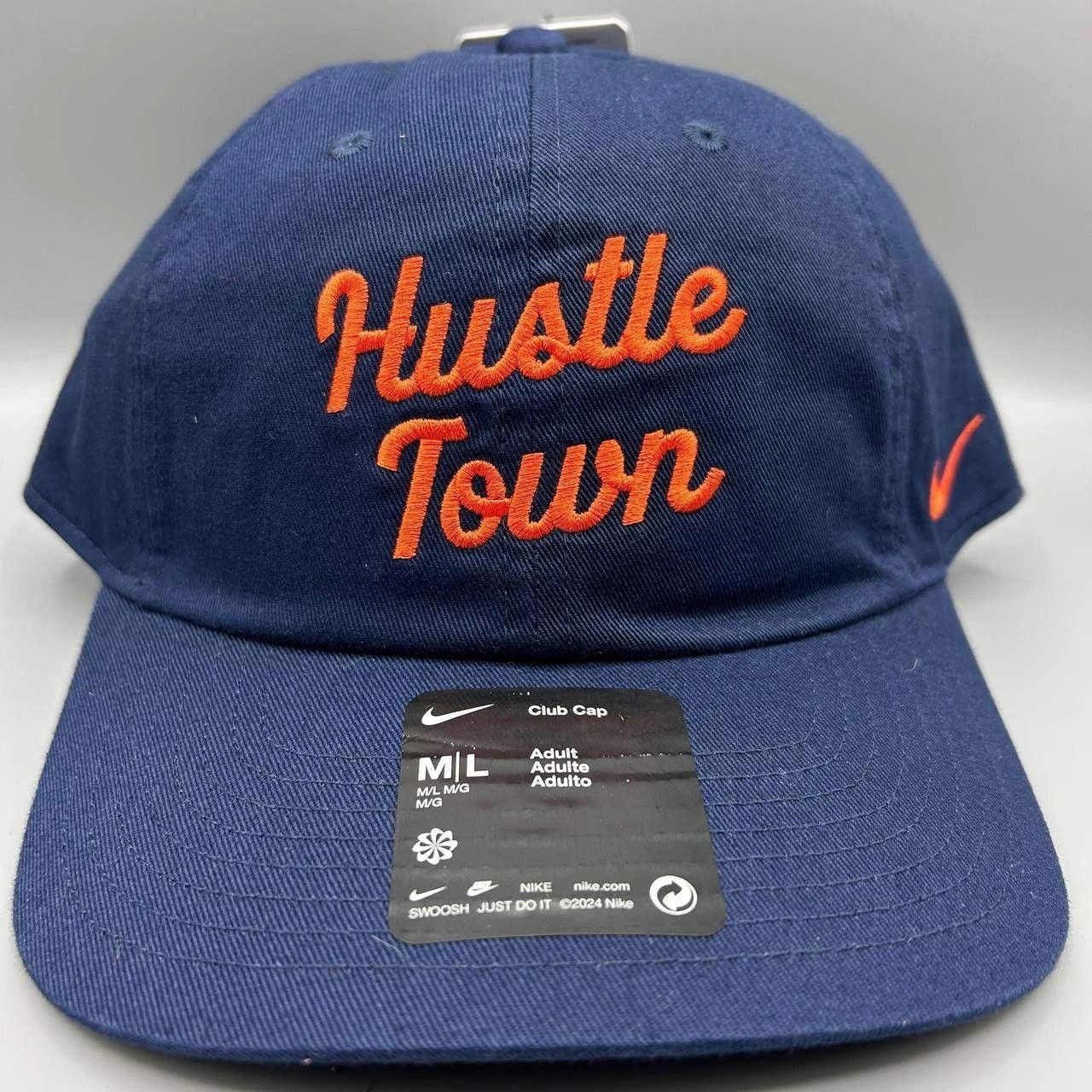 Nike Houston Astros x Nike Club Hat Men M-L Strap Back Cap Cotton Size ONE SIZE - 1 Thumbnail