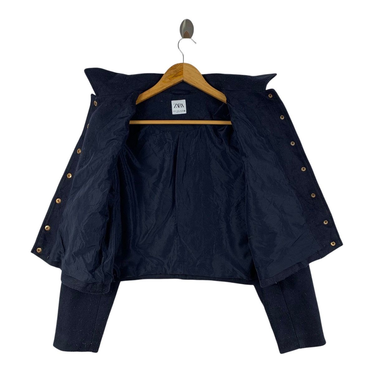 Zara ZARA Casualwear Designer Wool Fully Button Sweater Jacket Size M / US 6-8 / IT 42-44 - 3 Thumbnail