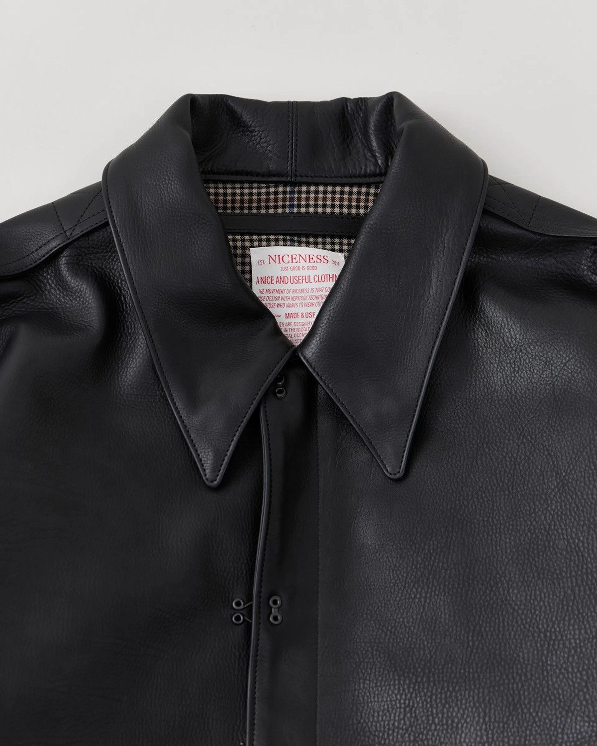 Niceness Oiled calf a2 russell leather jacket XL Size US XL / EU 56 / 4 - 5 Thumbnail