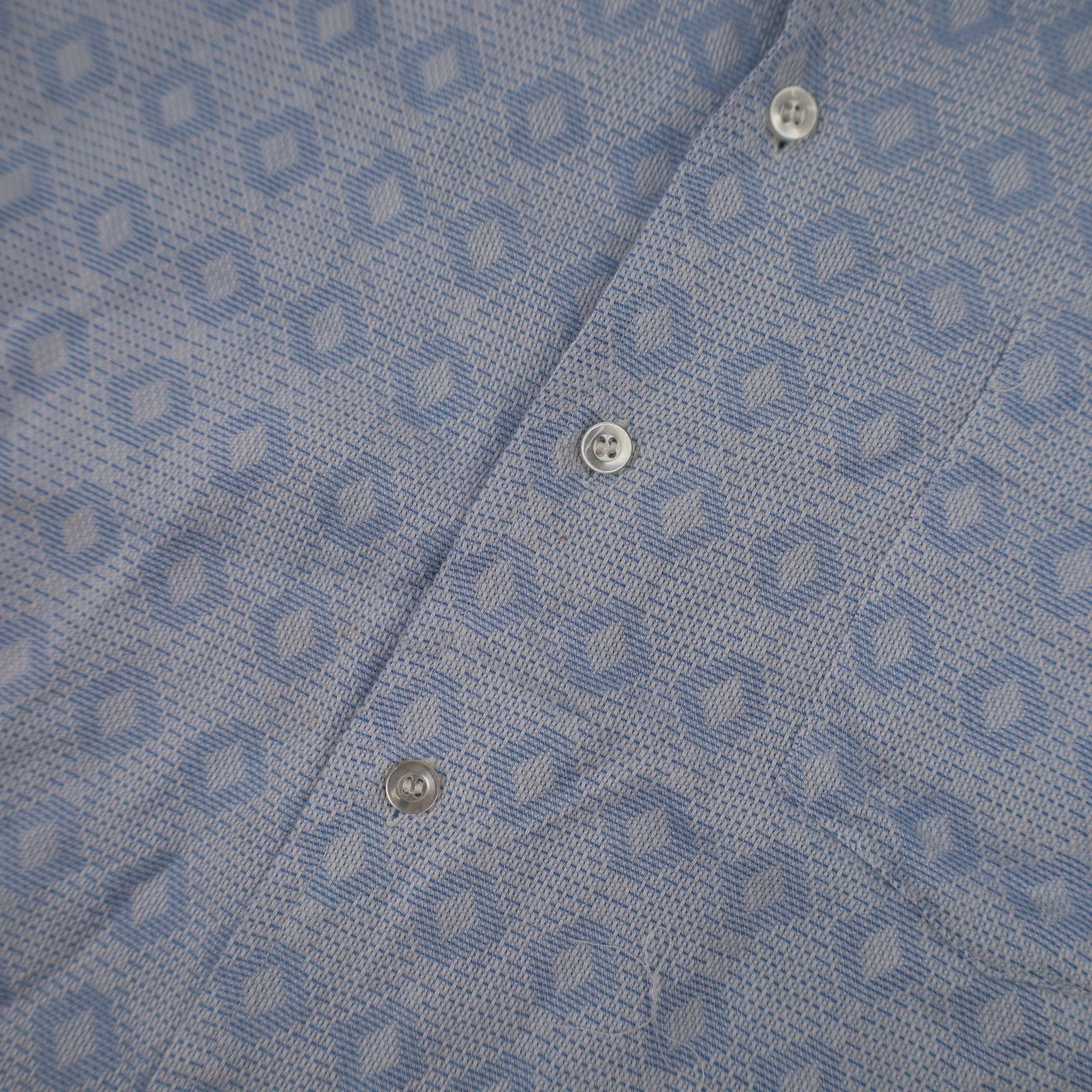 Vintage Vintage Manhattan Posh Allover Design Button Down Shirt Size US L / EU 52-54 / 3 - 4 Thumbnail