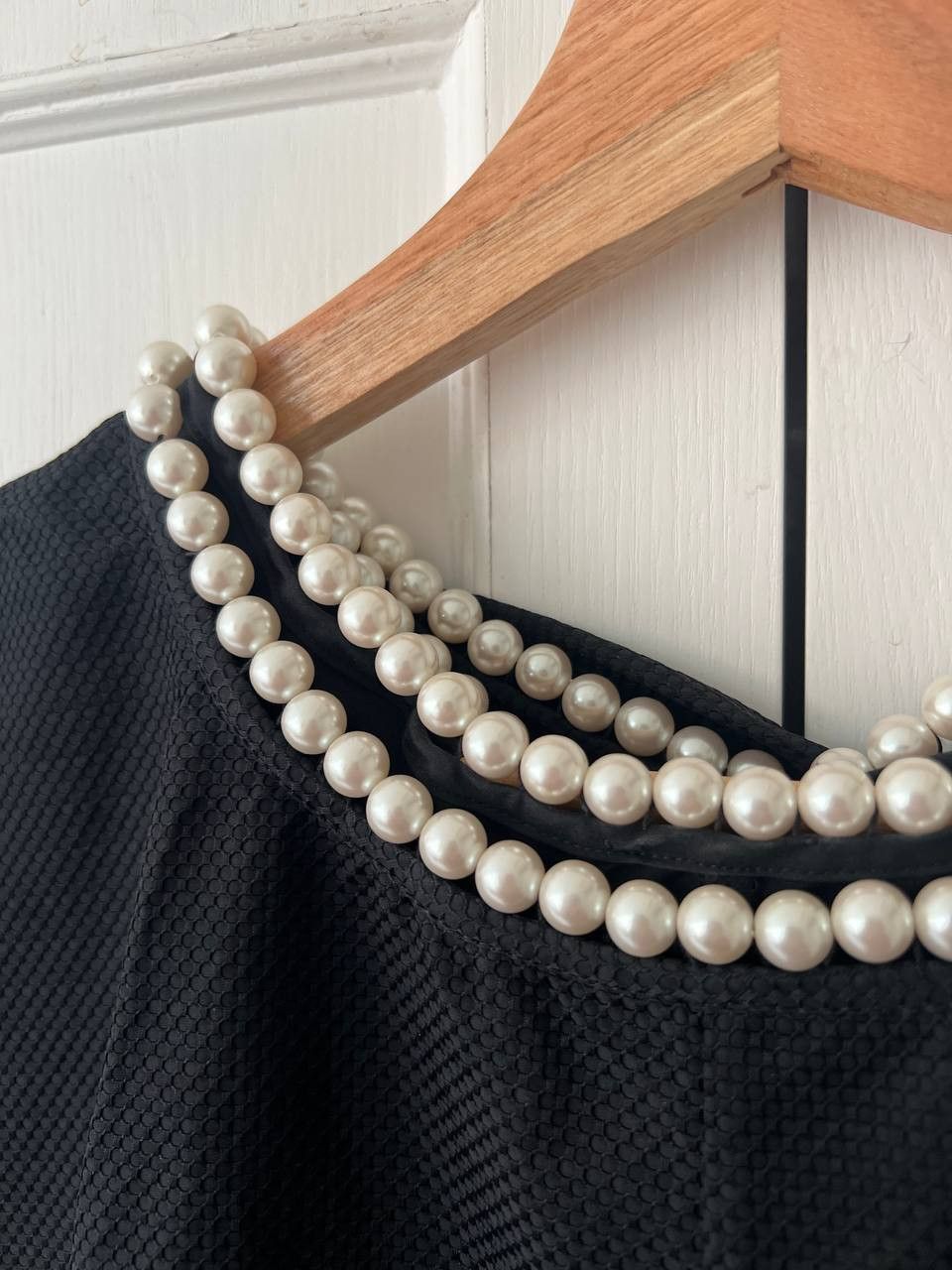 Junya Watanabe SS24 Junya Watanabe Bow Tie Pearl Scrunch Blouse Size XS / US 0-2 / IT 36-38 - 3 Thumbnail