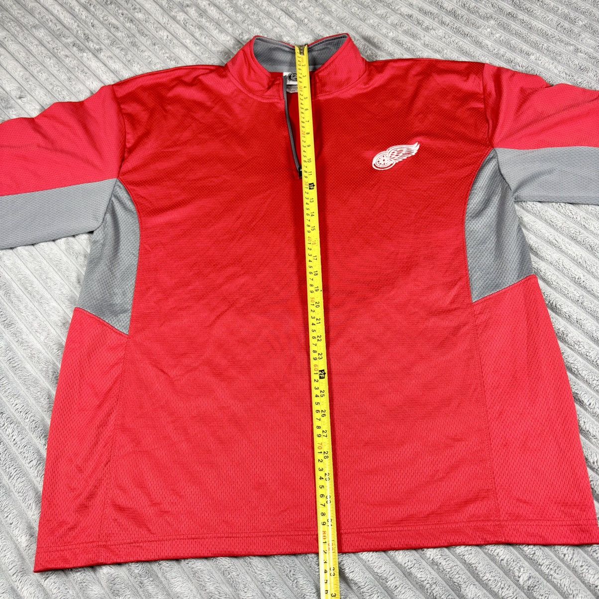 NHL NHL MENS XL Detroit Redwings 1/4 ZIP PULLOVER SIZE XL 46-48 Size US XL / EU 56 / 4 - 6 Thumbnail
