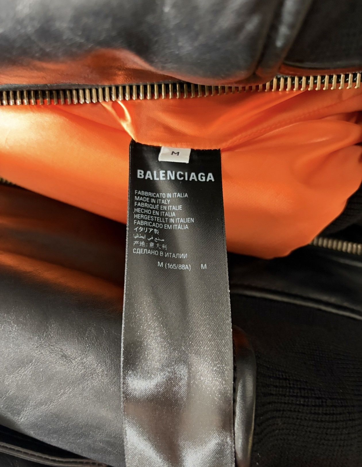 Balenciaga Bull skin leather bomber demna fw23 Size US M / EU 48-50 / 2 - 2 Thumbnail