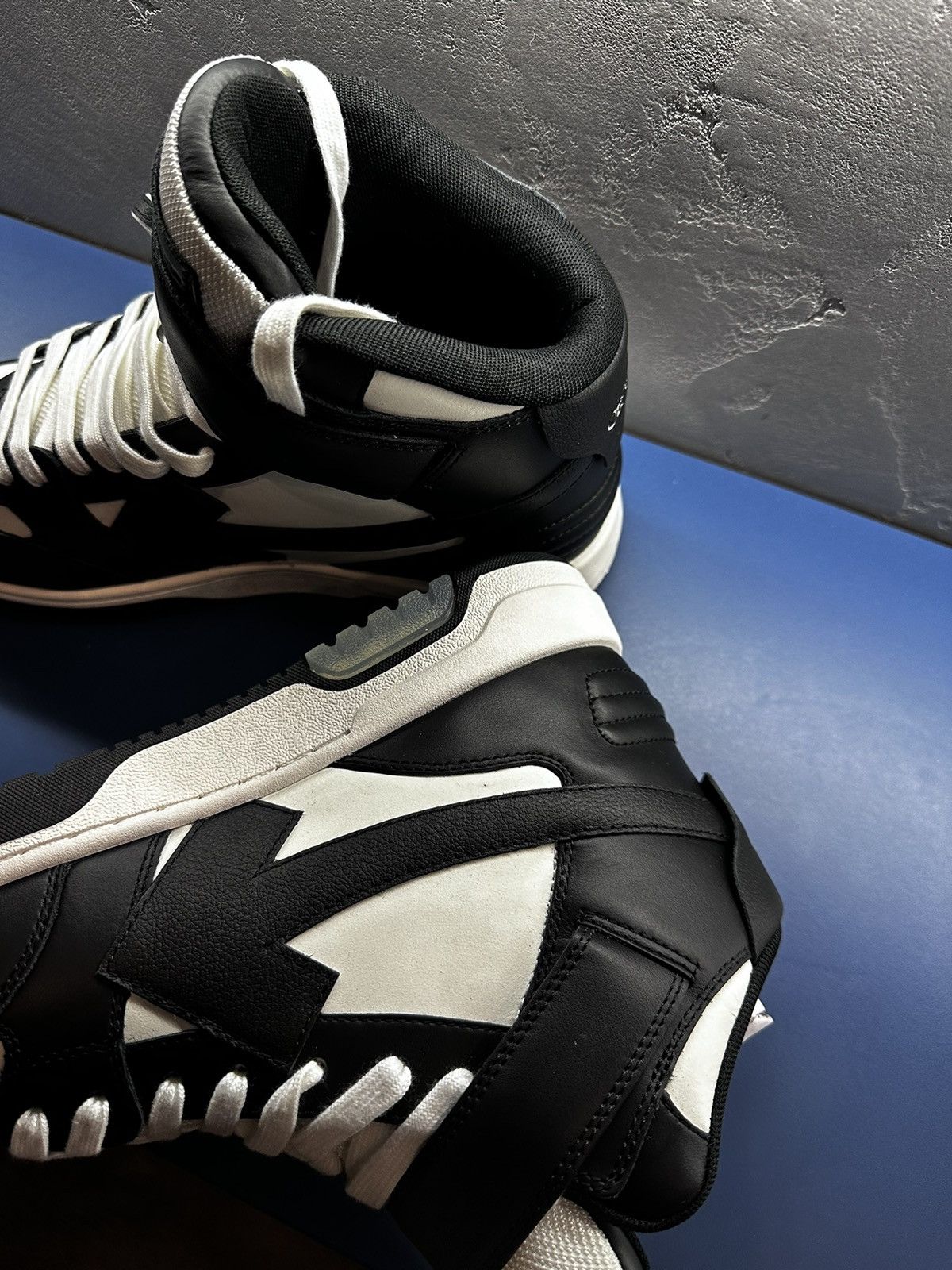 Off-White Off-White Out Of Office High Top Sneakers Size US 10 / EU 43 - 9 Thumbnail