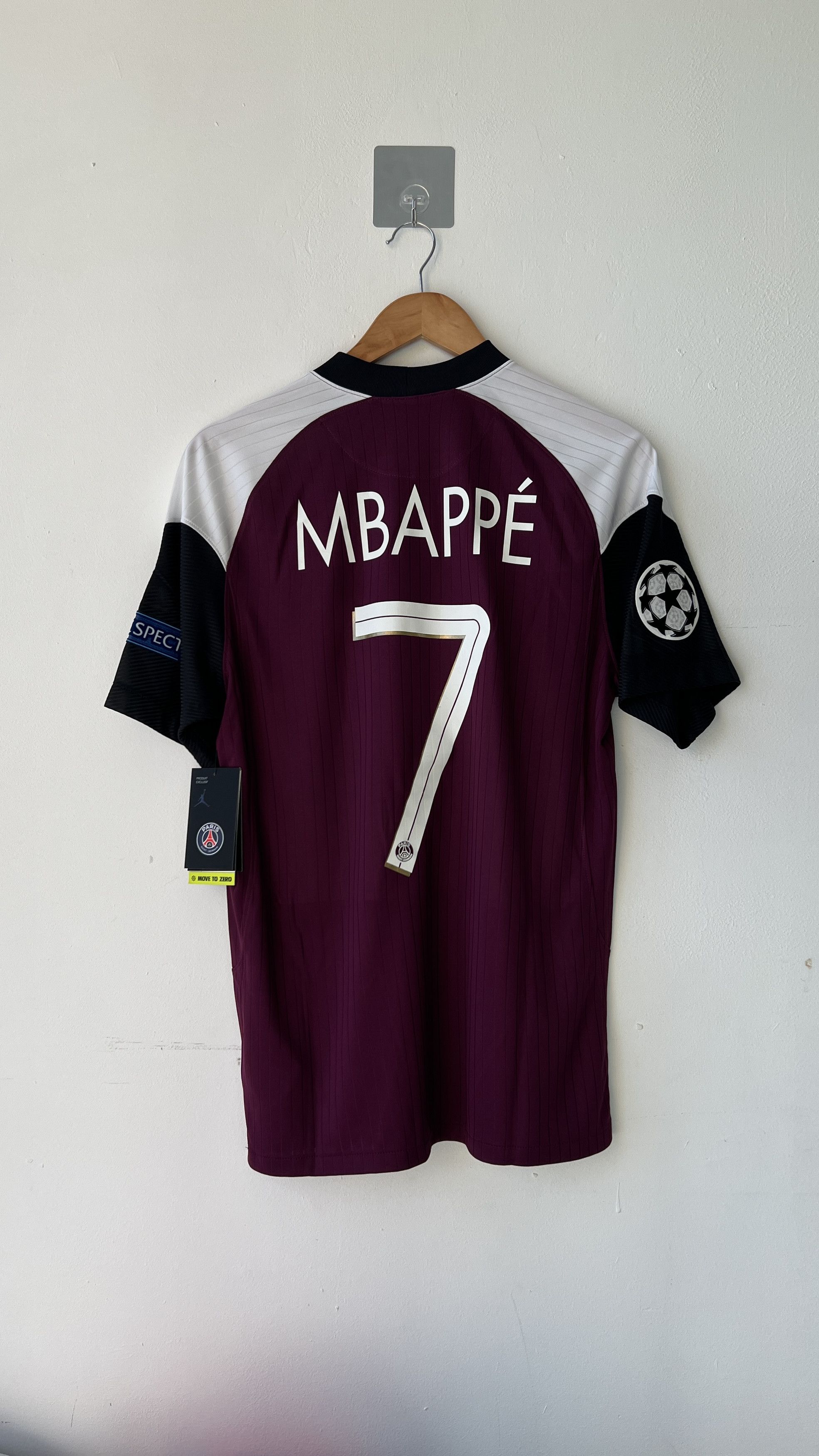 M) PSG 2020-21 Third Shirt Mbappe #7 Kit (Brand New)