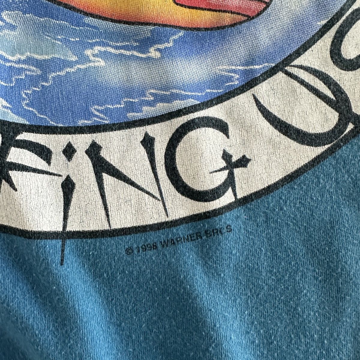 Vintage Vintage 90s Looney Tunes Surfing USA Taz tee Warner bros y2k Size US XL / EU 56 / 4 - 5 Thumbnail