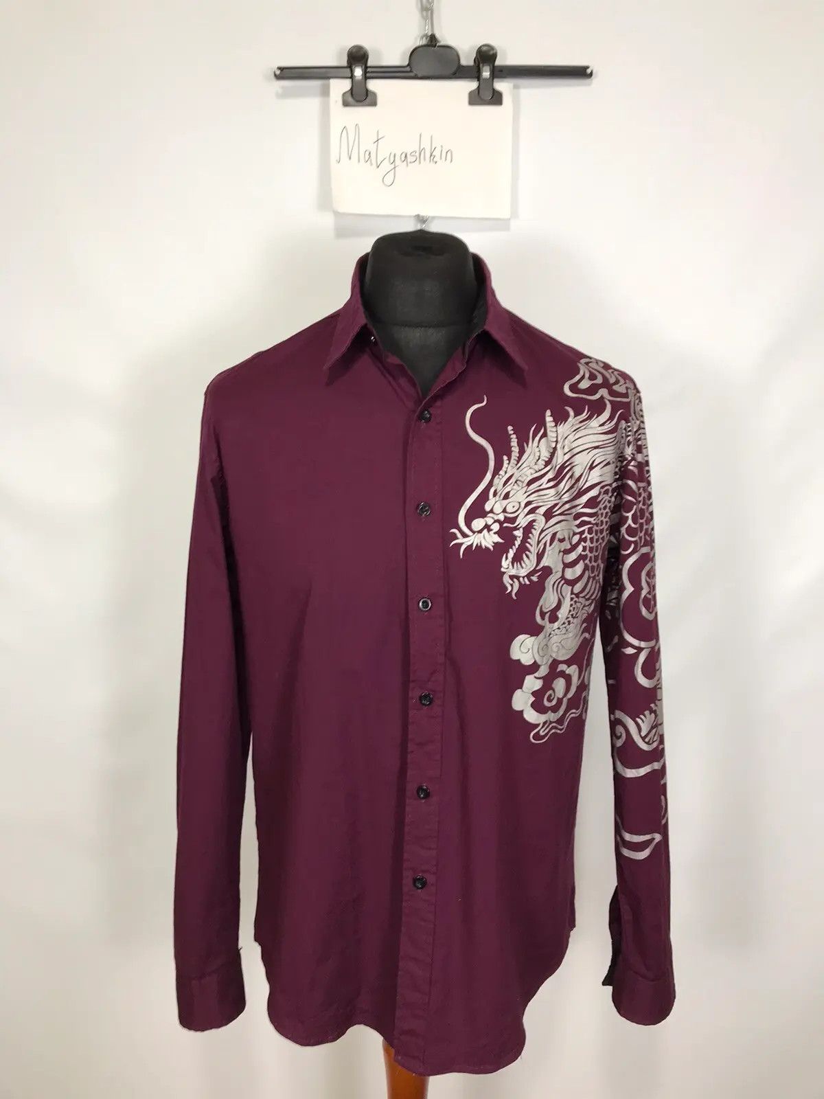 Japanese Brand × Vintage Japanese traditional dragon style shirt size L Size US L / EU 52-54 / 3 - 1 Thumbnail