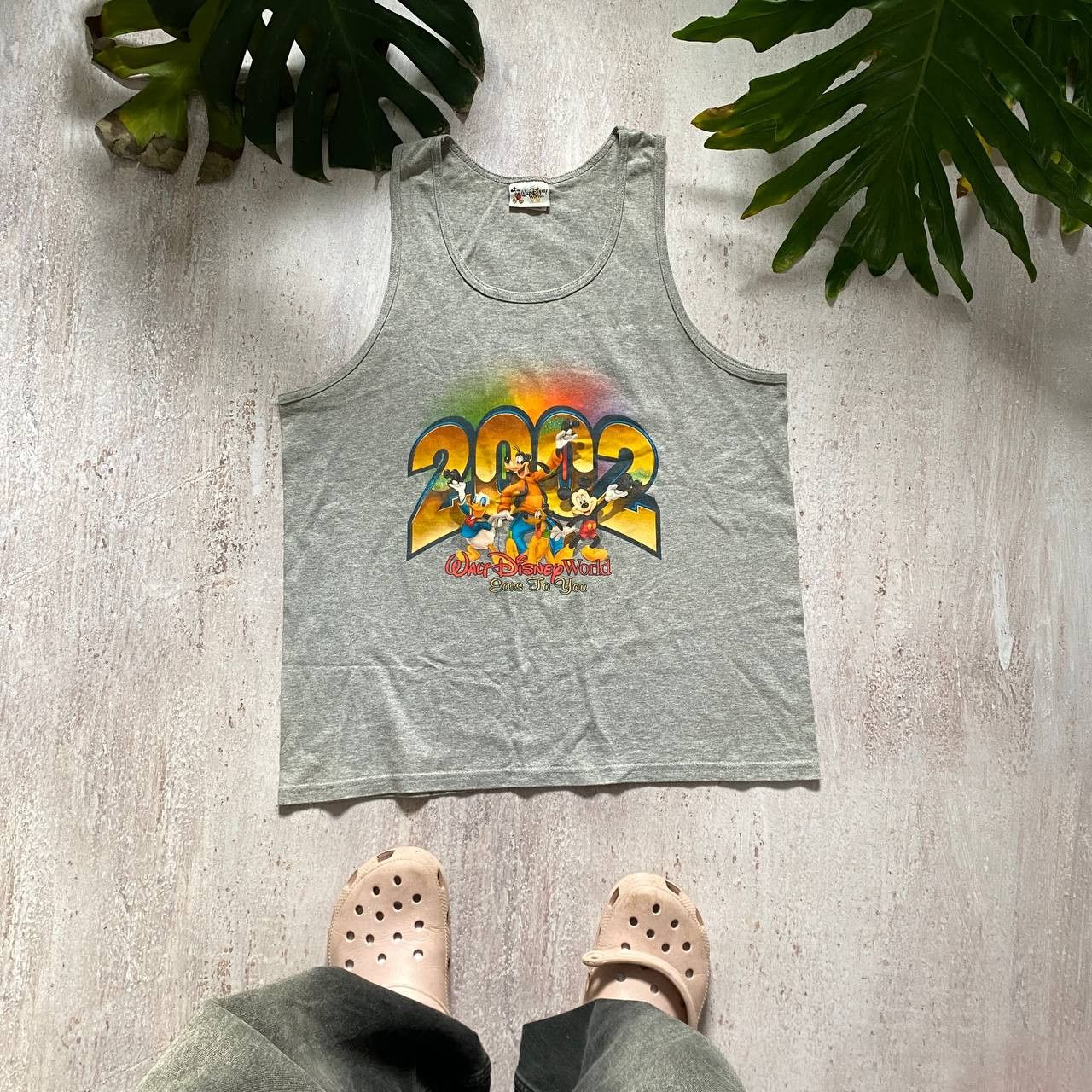Disney VINTAGE Y2K WALT DISNEY WORLD MICKEY MOUSE RARE TANK TOP 253 Size US L / EU 52-54 / 3 - 1 Thumbnail