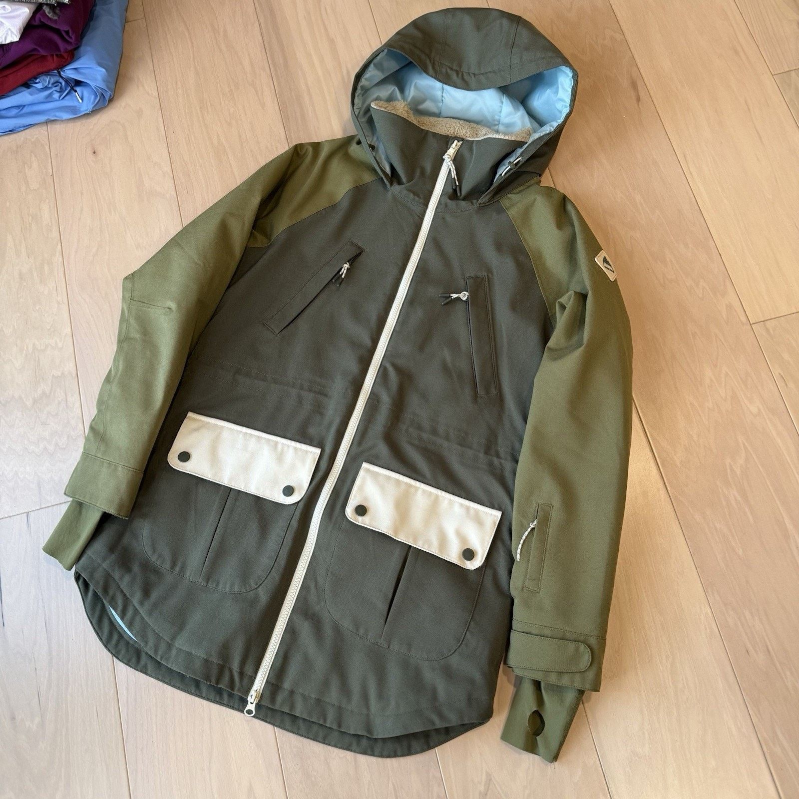 Burton Burton Prowess Snowboard Jacket Women's S Green Full Zip Size S / US 4 / IT 40 - 10 Thumbnail