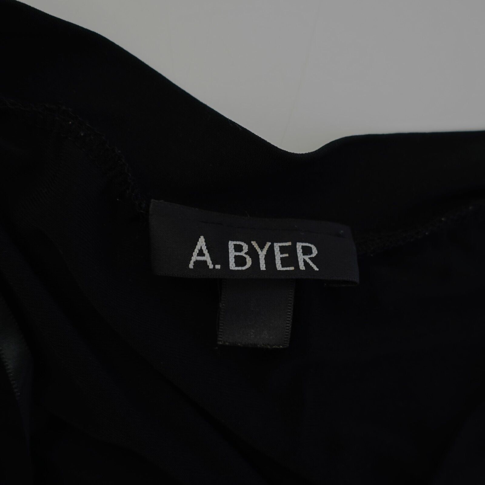 Vintage A. Byer Black V-Neck Capped Sleeve Sequin Blouse Top Large S Size L / US 10 / IT 46 - 5 Thumbnail