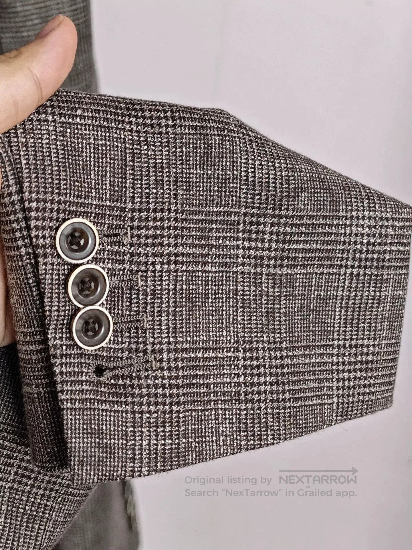Other Custom Italian Wool Blend Suit Jacket. Size US L / EU 52-54 / 3 - 4 Thumbnail